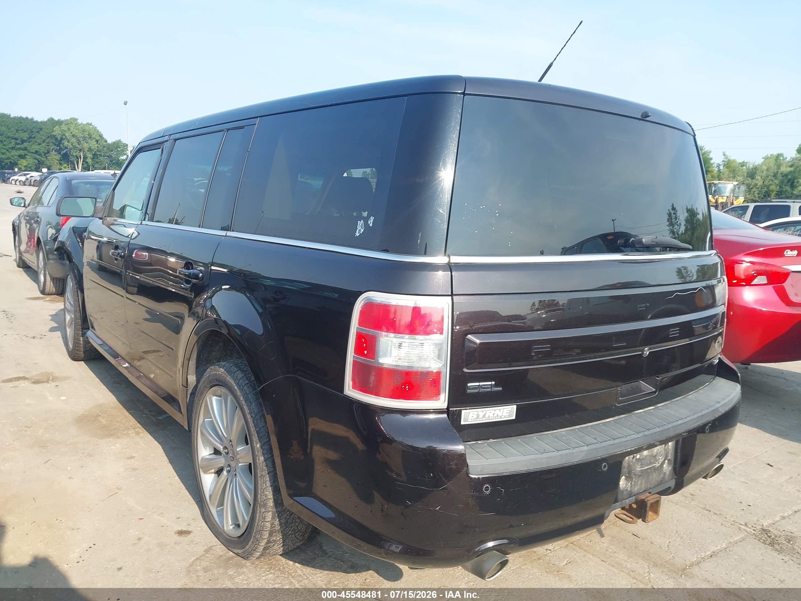 2013 Ford Flex Sel Black vin: 2FMHK6C84DBD29219