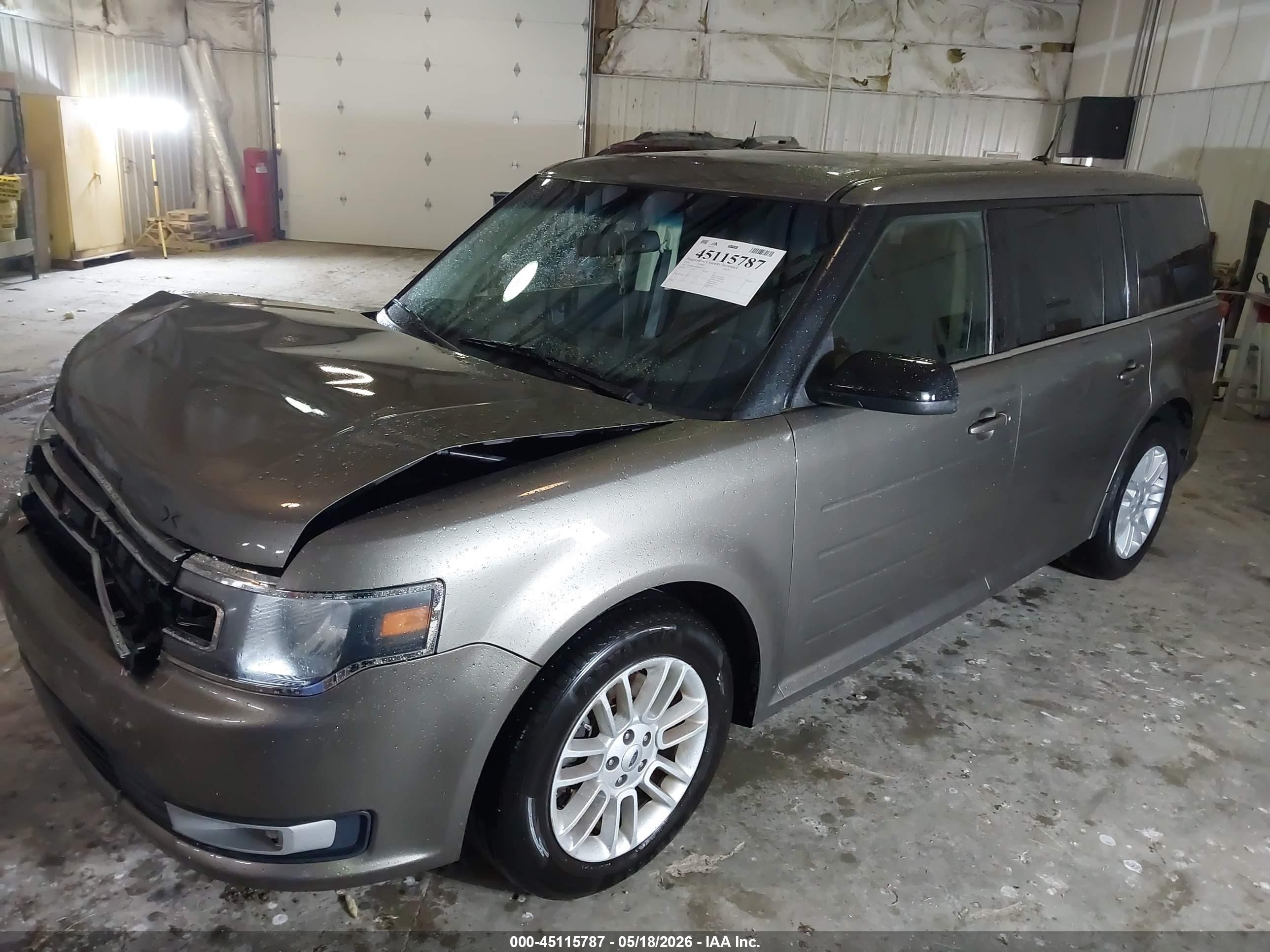 2014 Ford Flex Sel Gray vin: 2FMHK6C84EBD14737