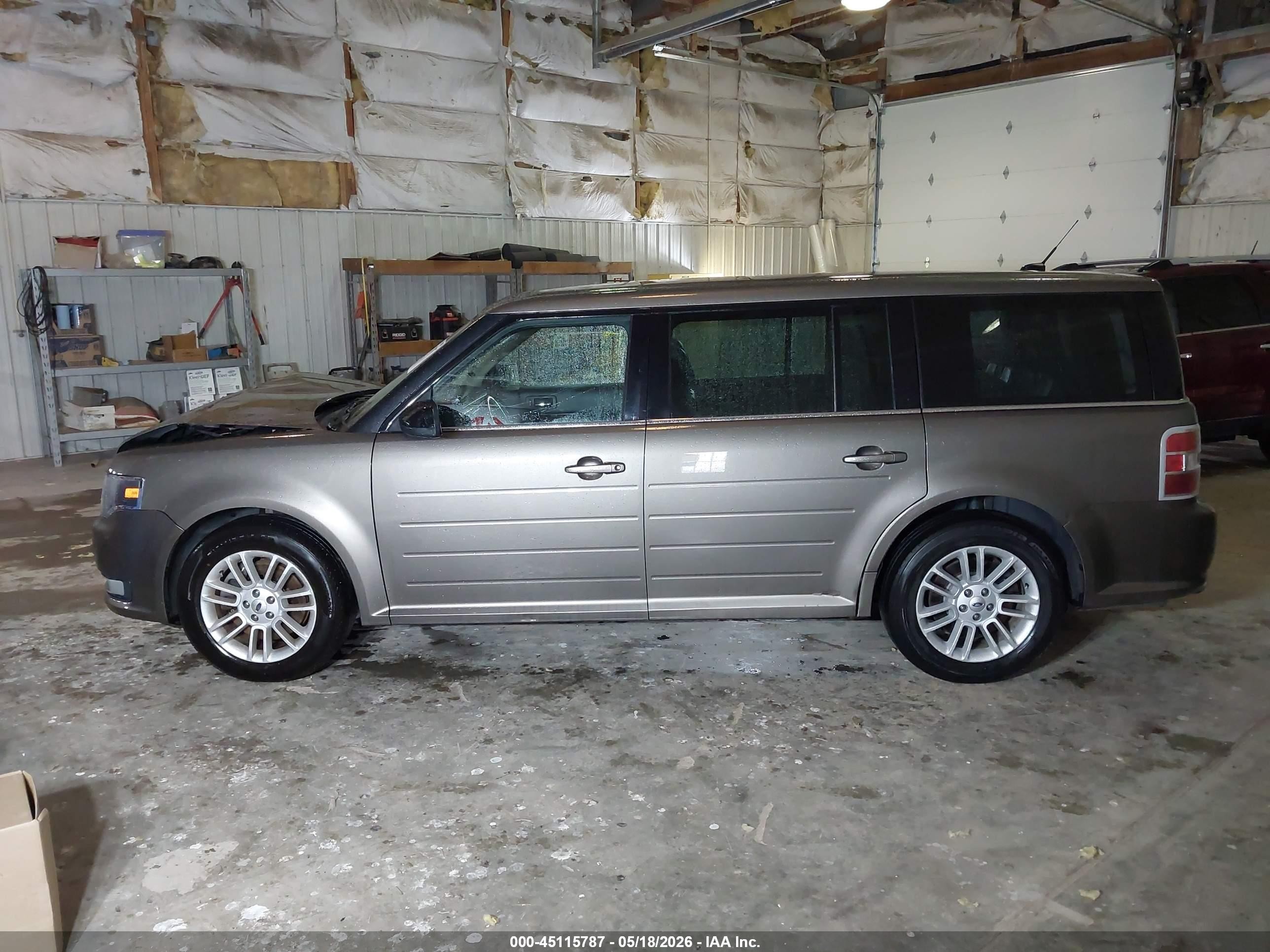 2014 Ford Flex Sel Gray vin: 2FMHK6C84EBD14737