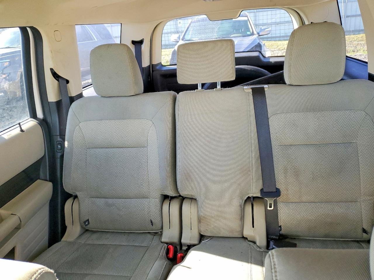 2014 Ford Flex Sel White vin: 2FMHK6C84EBD20005