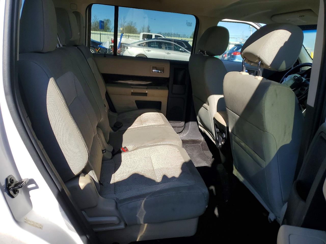 2014 Ford Flex Sel White vin: 2FMHK6C84EBD20005