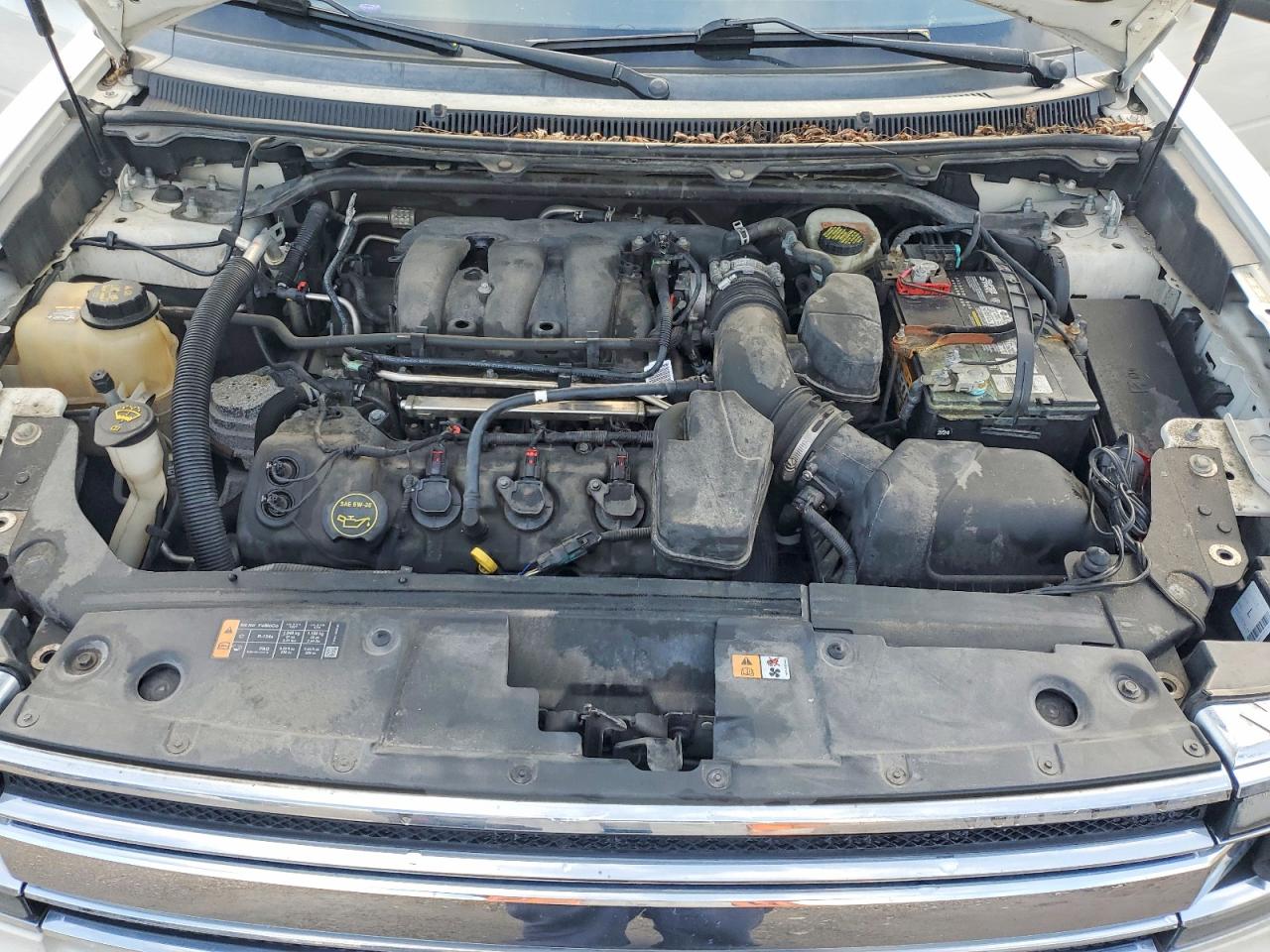 2014 Ford Flex Sel Белый vin: 2FMHK6C84EBD42280