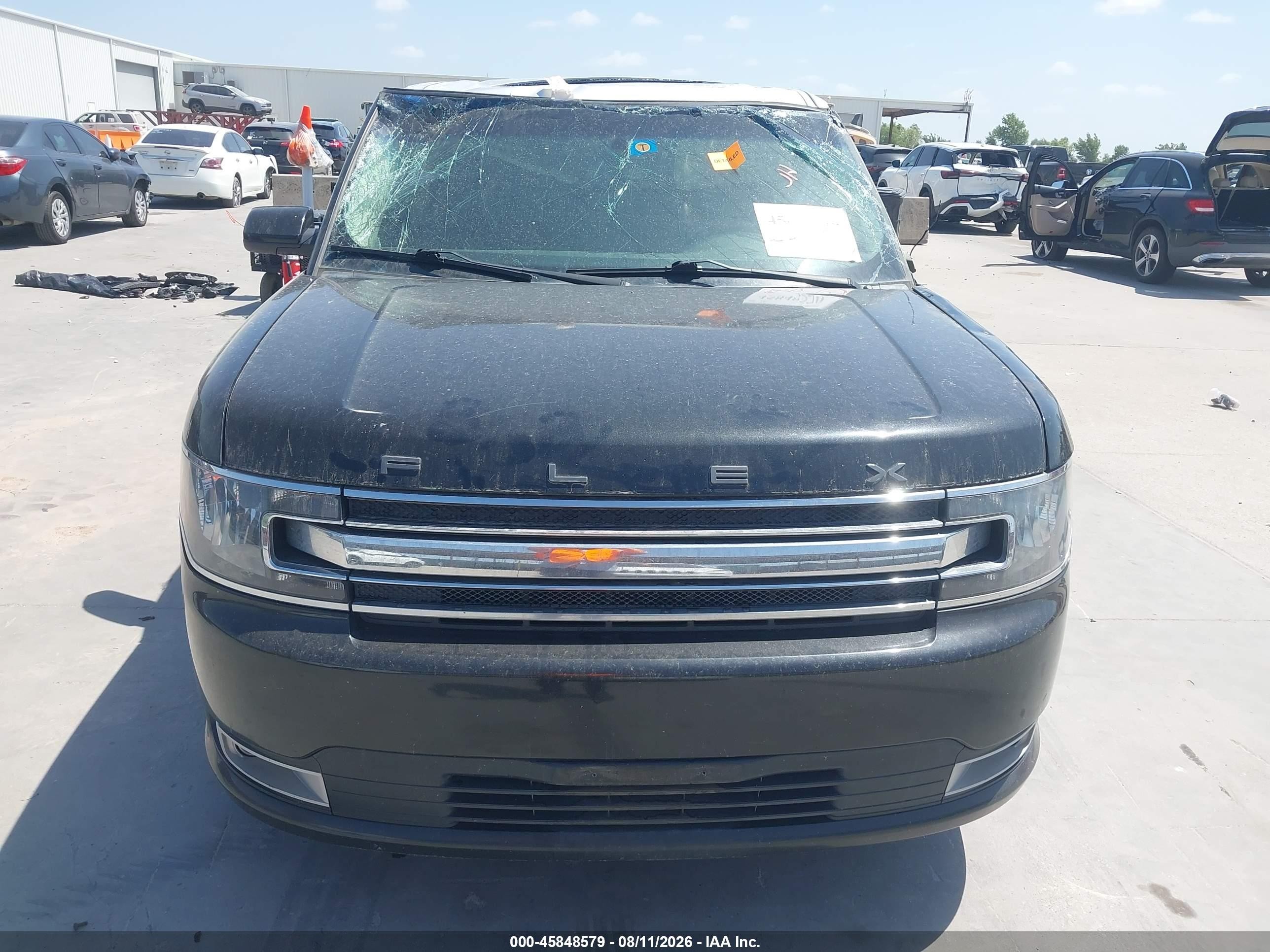 2014 Ford Flex Sel Черный vin: 2FMHK6C84EBD45471