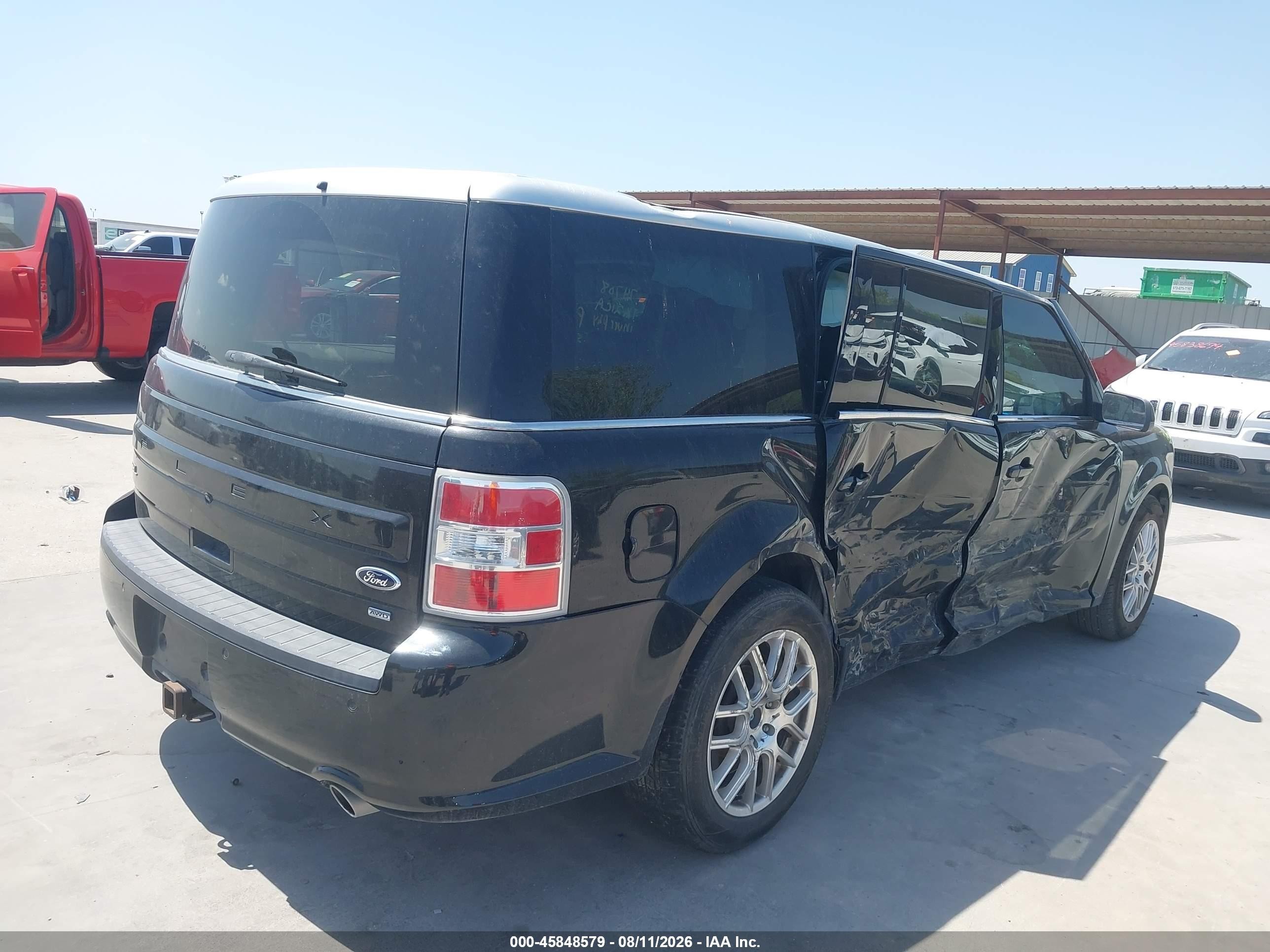 2014 Ford Flex Sel Черный vin: 2FMHK6C84EBD45471