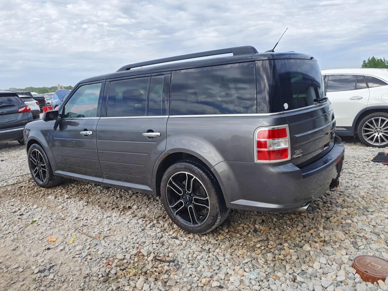 2015 Ford Flex Sel Gray vin: 2FMHK6C84FBA16819
