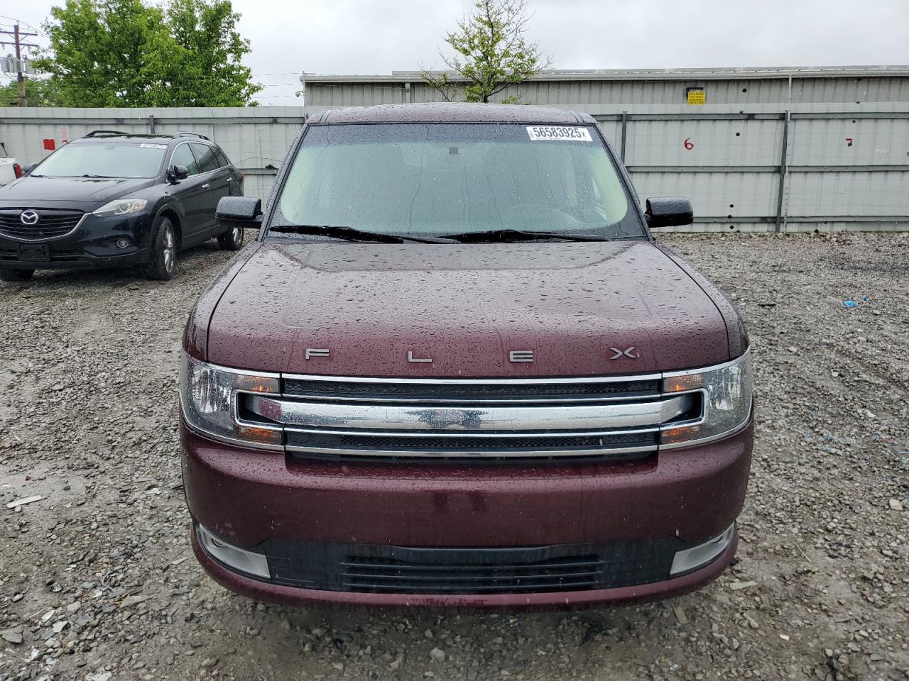 2017 Ford Flex Sel Темно-бордовый vin: 2FMHK6C84HBA13681