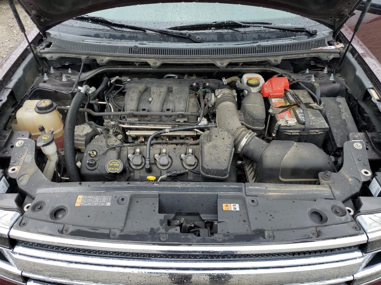 2017 Ford Flex Sel Темно-бордовый vin: 2FMHK6C84HBA13681