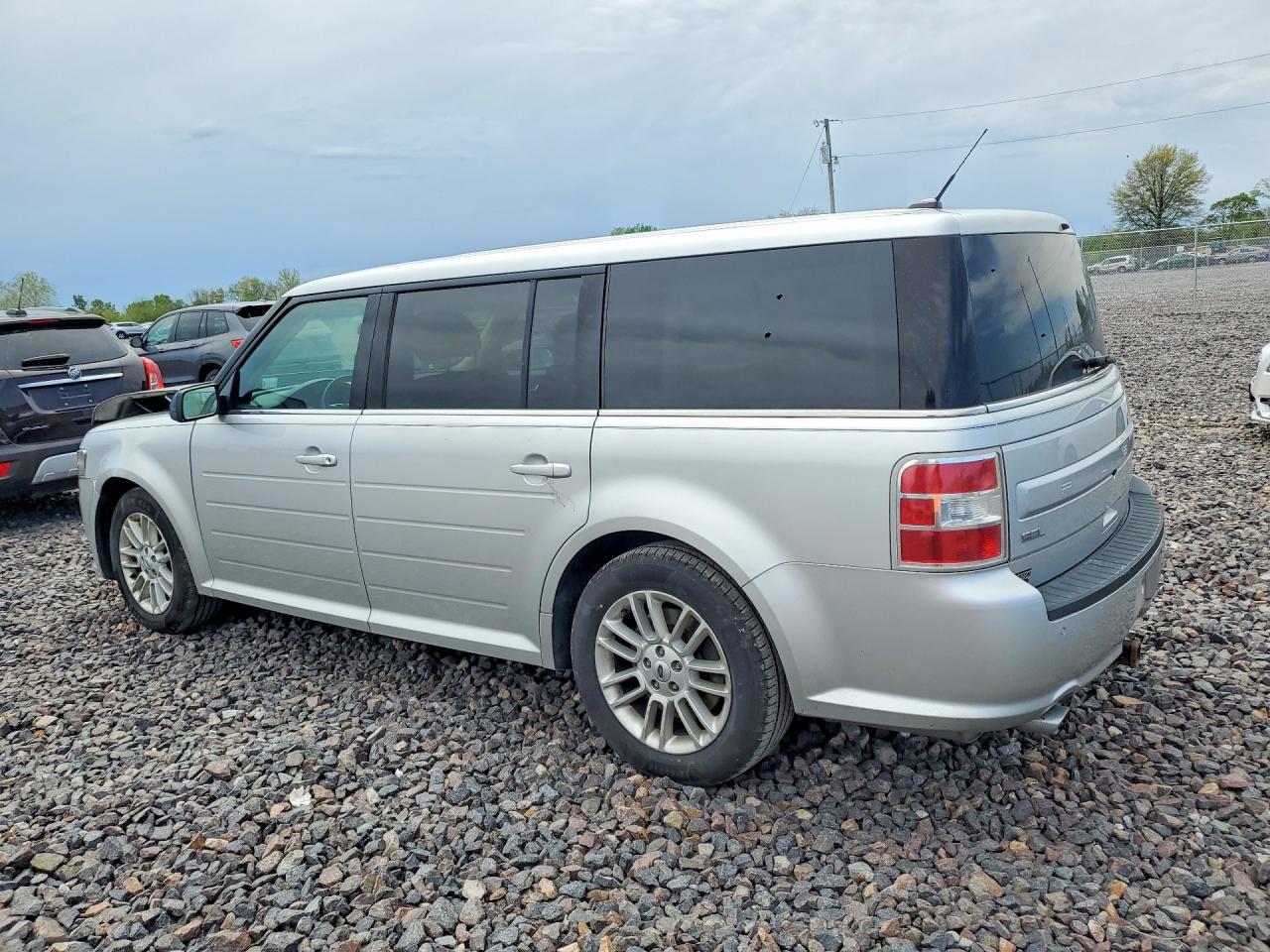 2013 Ford Flex Sel Silver vin: 2FMHK6C85DBD04944