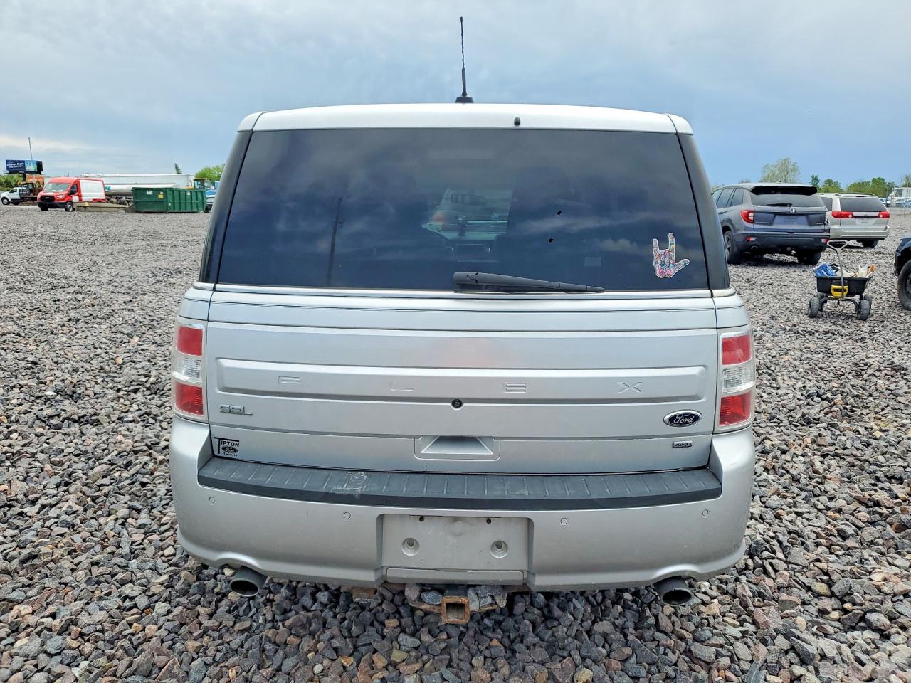2013 Ford Flex Sel Silver vin: 2FMHK6C85DBD04944