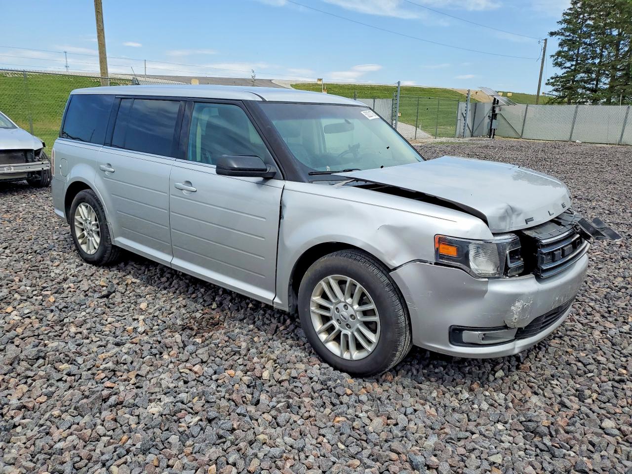 2013 Ford Flex Sel Silver vin: 2FMHK6C85DBD04944