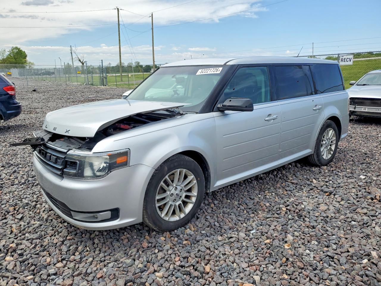 2013 Ford Flex Sel Silver vin: 2FMHK6C85DBD04944