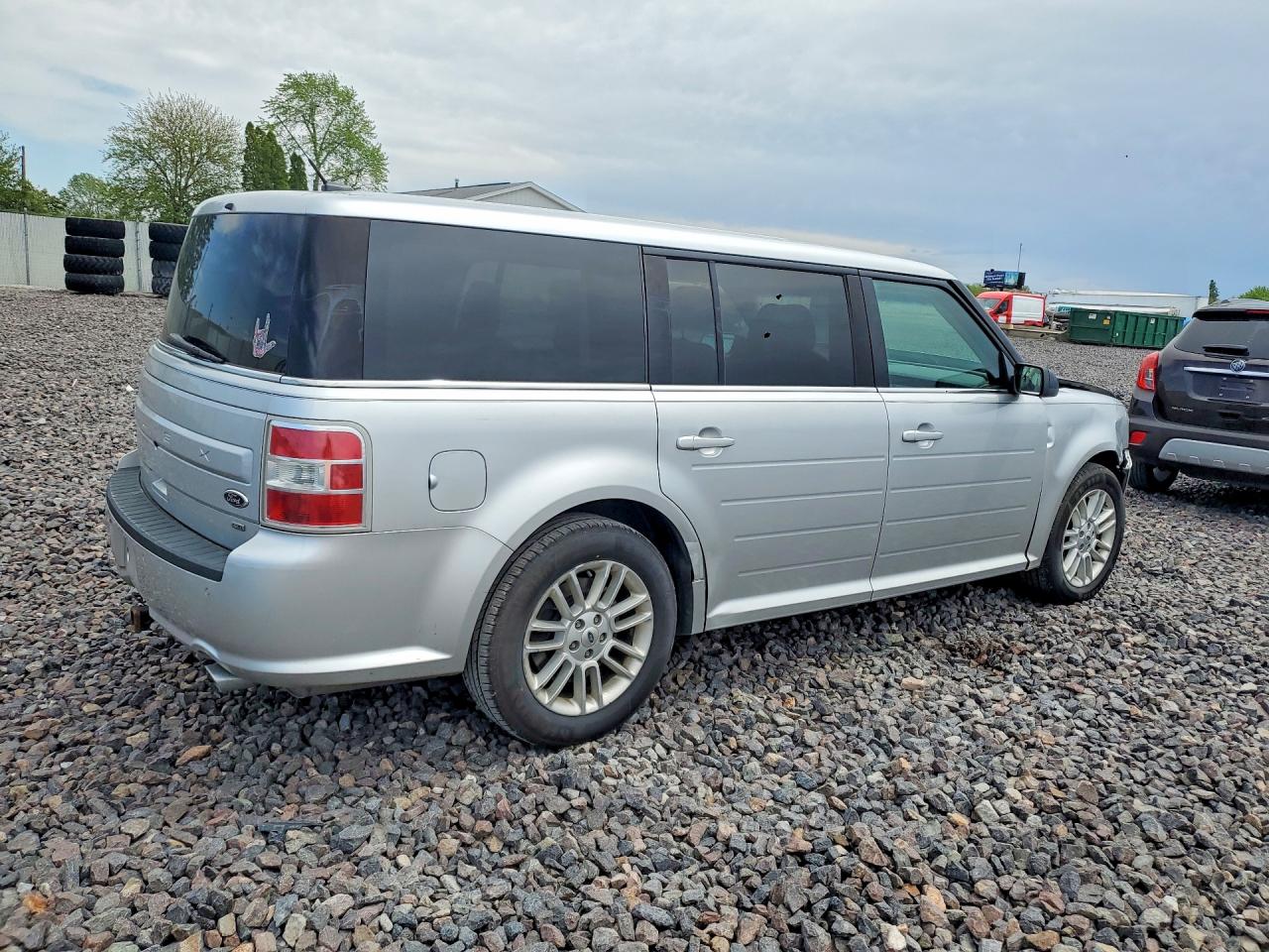 2013 Ford Flex Sel Silver vin: 2FMHK6C85DBD04944