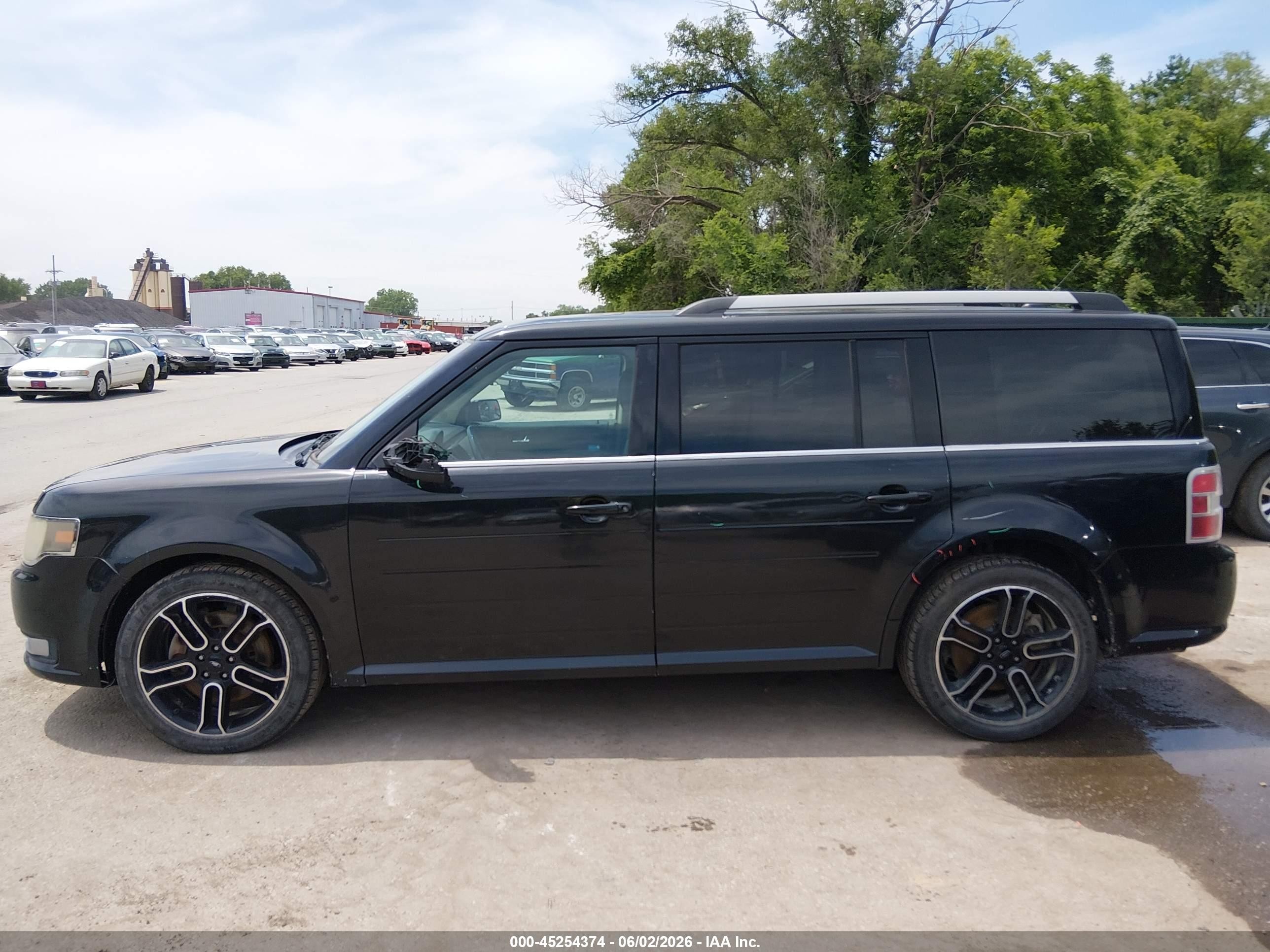 2014 Ford Flex Sel Black vin: 2FMHK6C85EBD21597