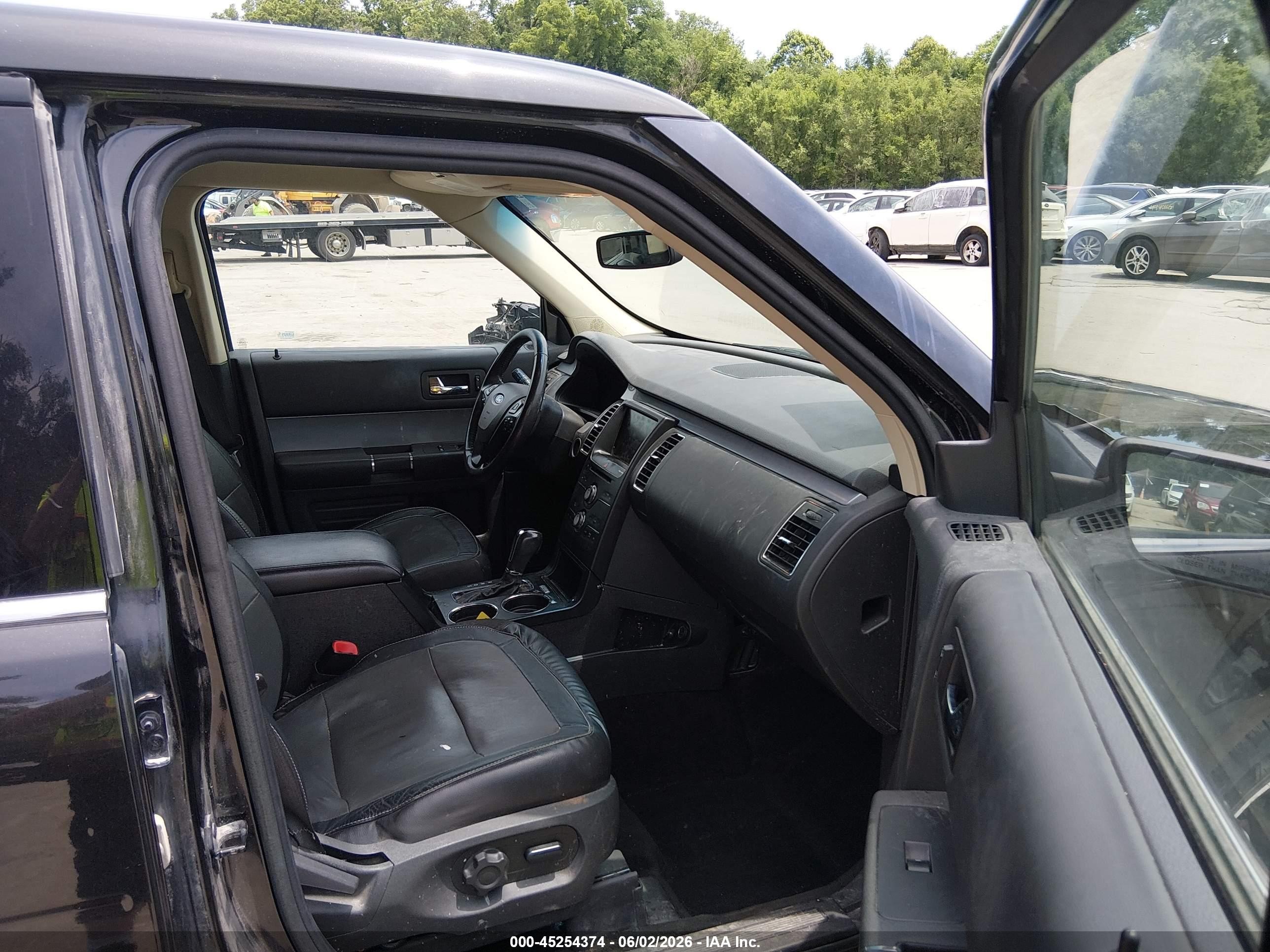 2014 Ford Flex Sel Black vin: 2FMHK6C85EBD21597