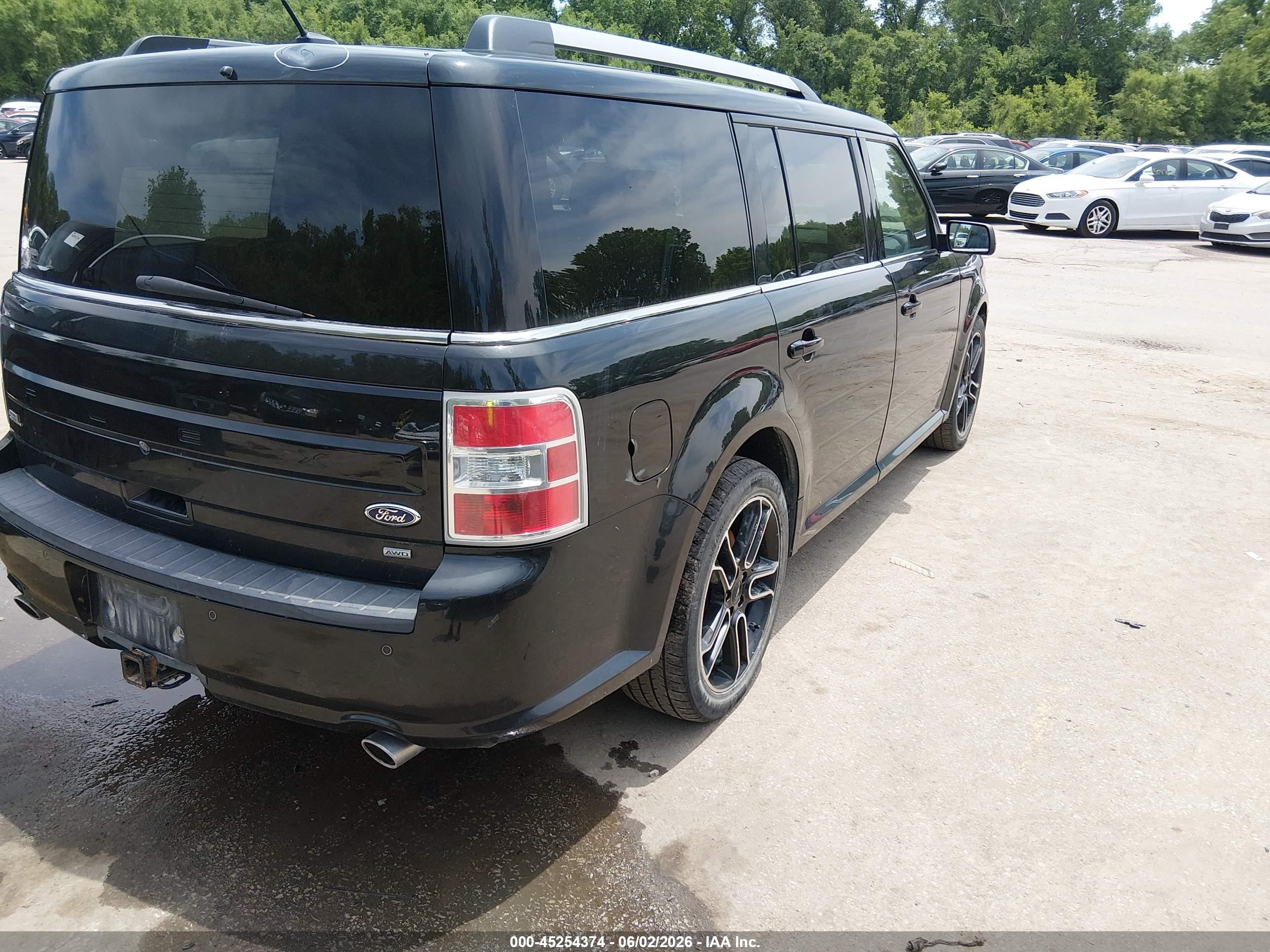 2014 Ford Flex Sel Black vin: 2FMHK6C85EBD21597