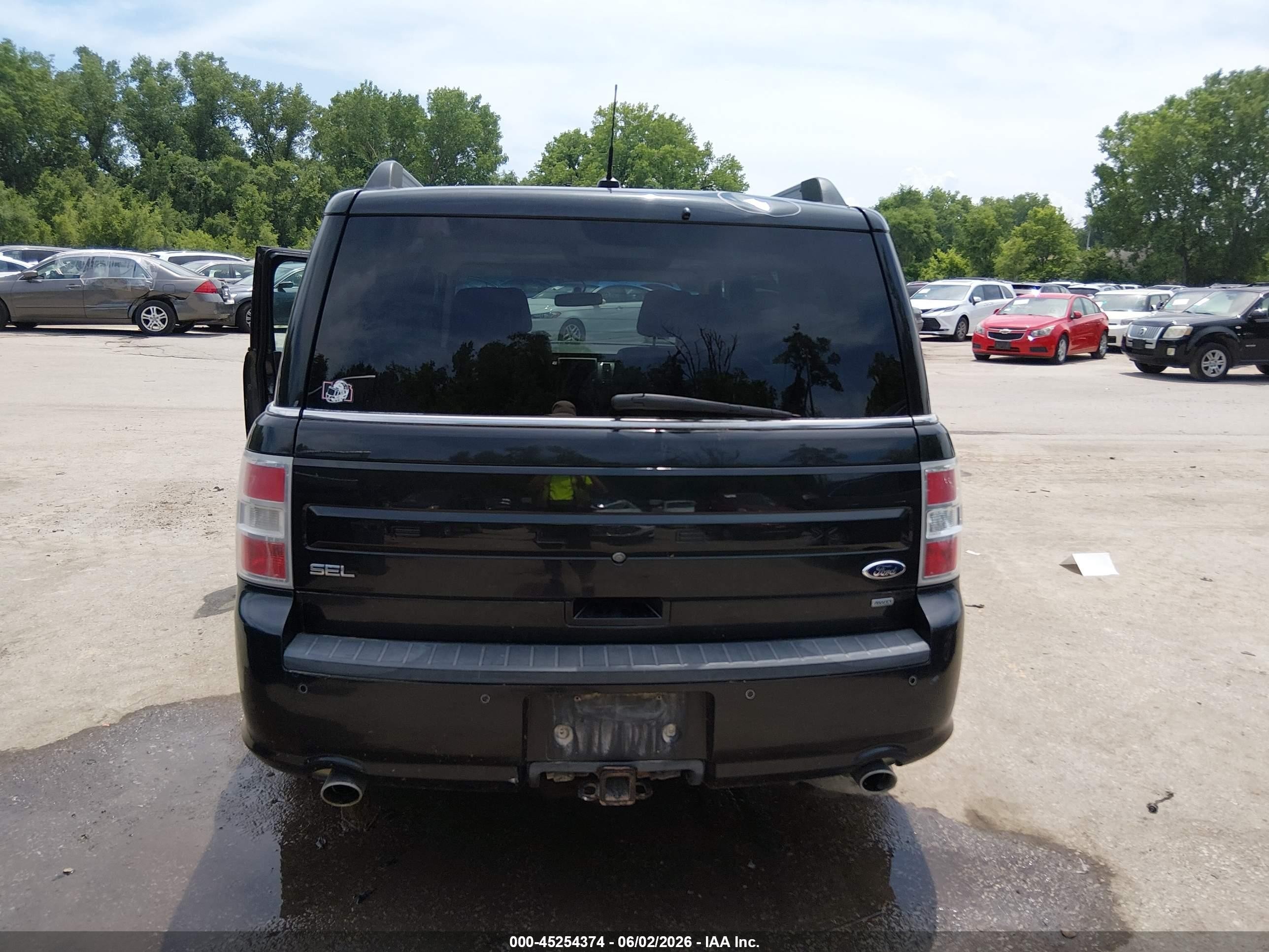 2014 Ford Flex Sel Black vin: 2FMHK6C85EBD21597