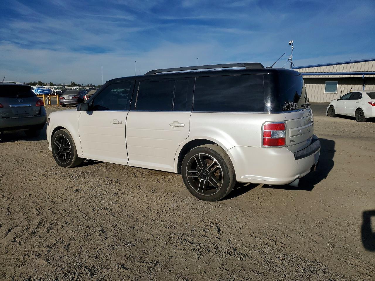 2014 Ford Flex Sel Белый vin: 2FMHK6C85EBD22247