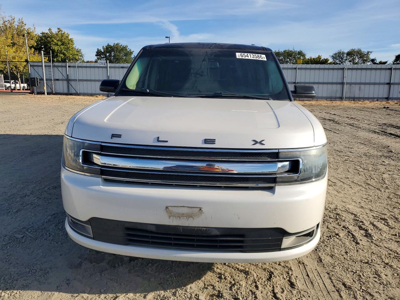 2014 Ford Flex Sel Белый vin: 2FMHK6C85EBD22247