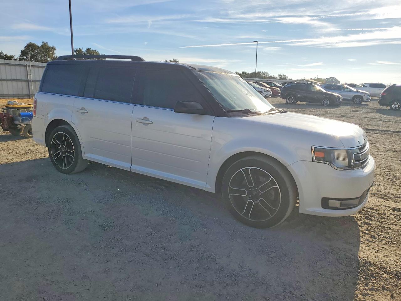 2014 Ford Flex Sel Белый vin: 2FMHK6C85EBD22247
