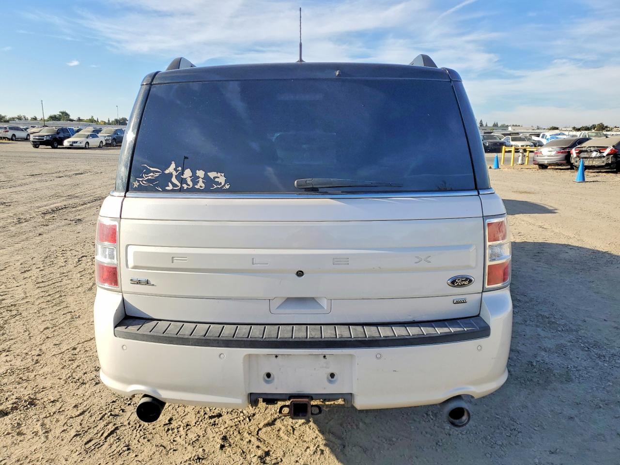 2014 Ford Flex Sel Белый vin: 2FMHK6C85EBD22247