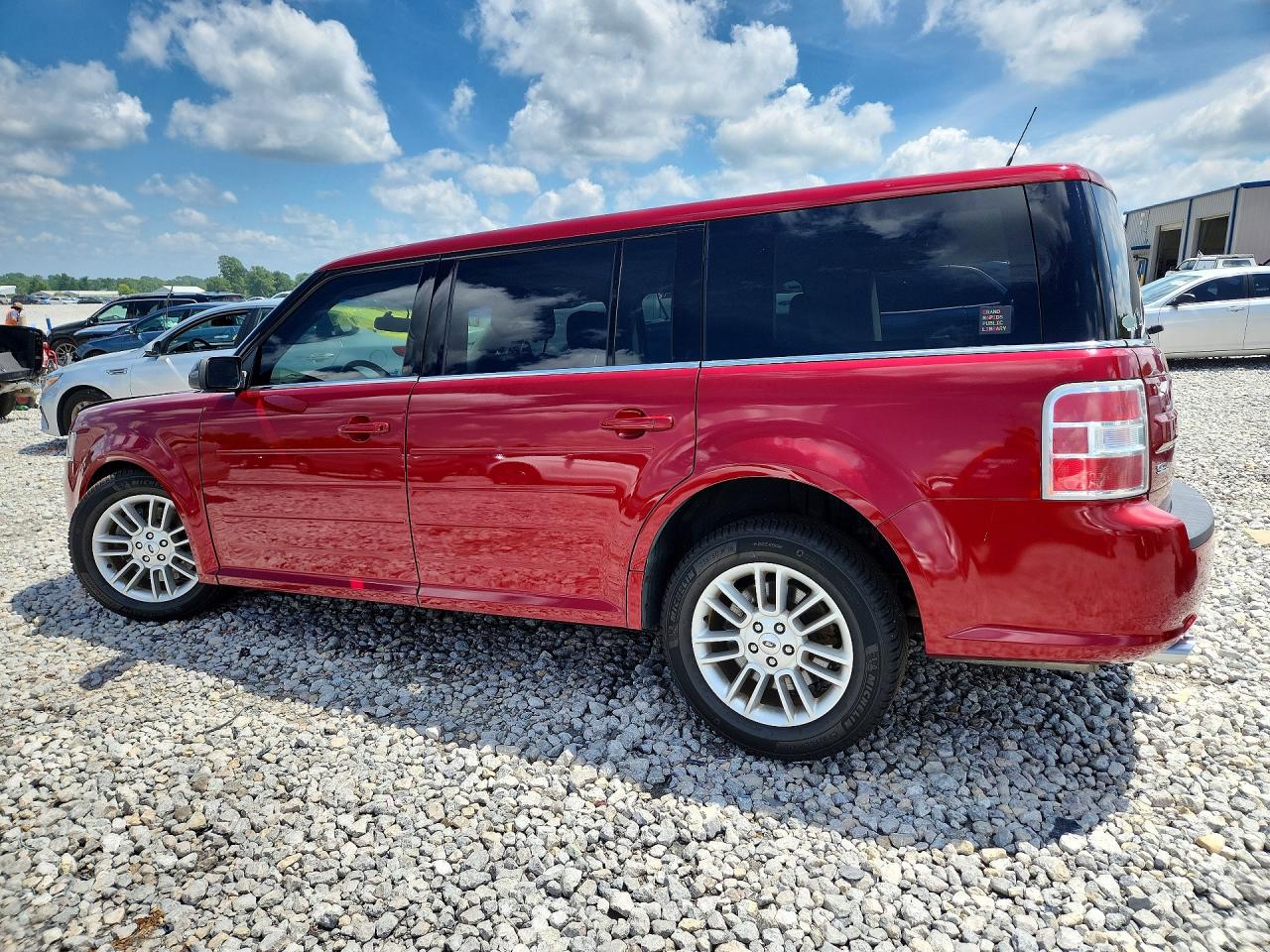 2014 Ford Flex Sel Red vin: 2FMHK6C85EBD29375