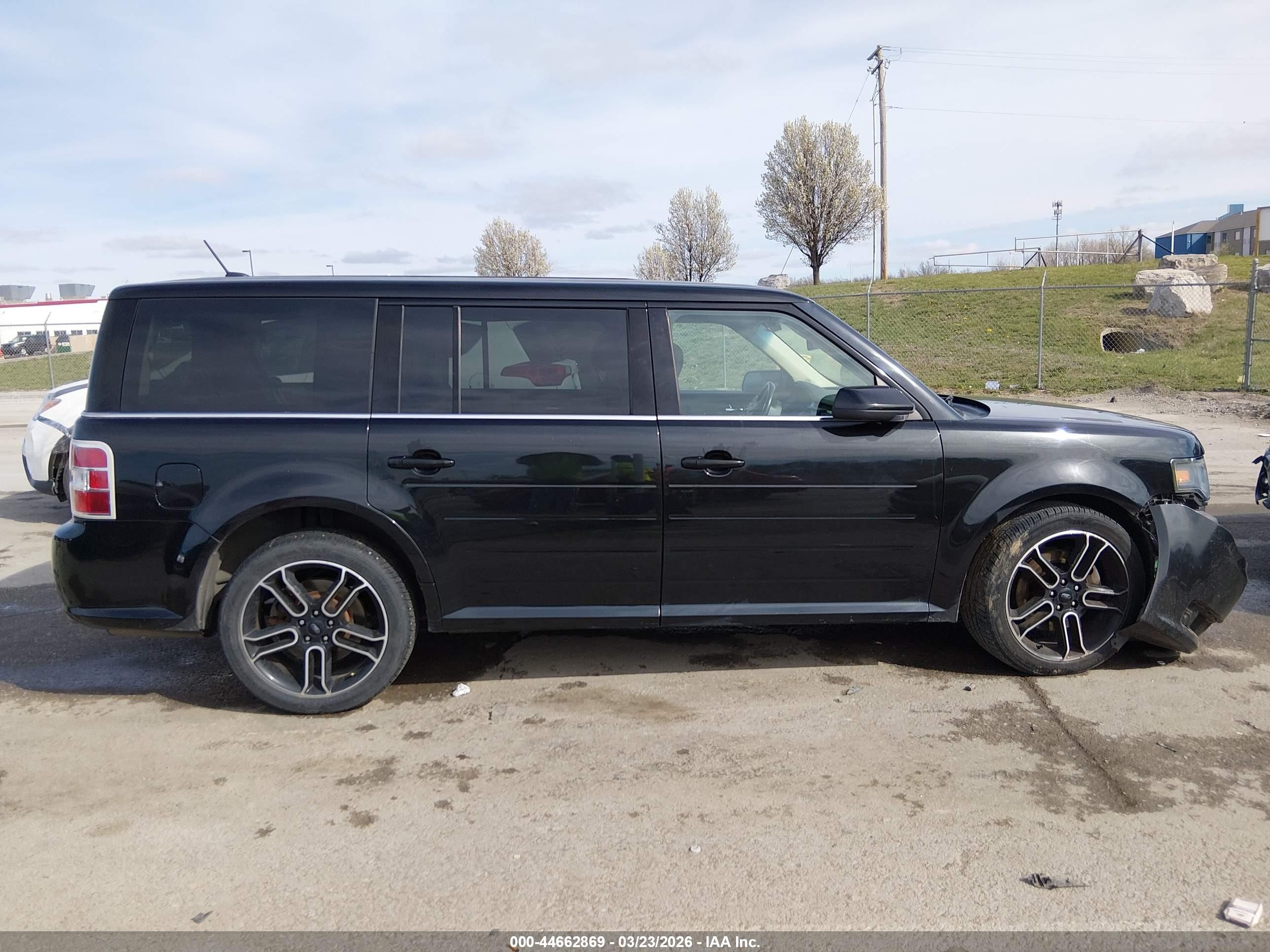 2014 Ford Flex Sel Black vin: 2FMHK6C85EBD44698