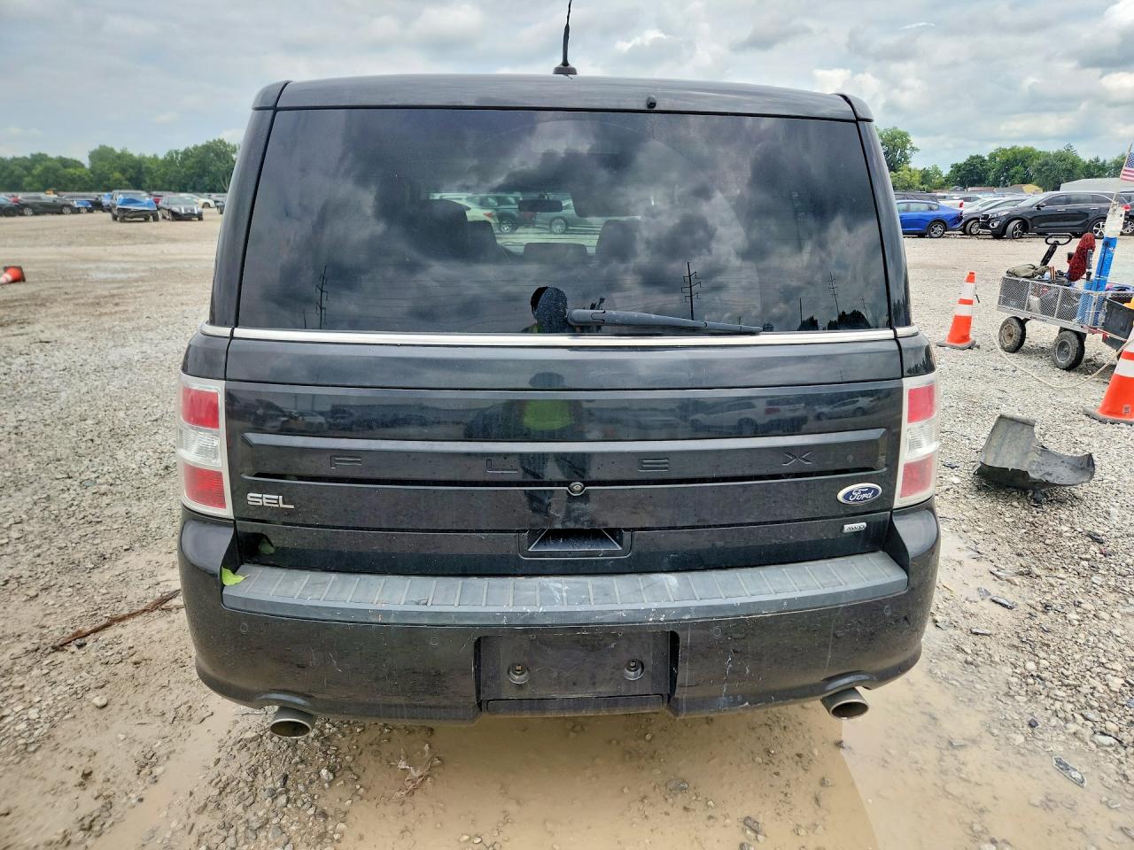 2015 Ford Flex Sel Black vin: 2FMHK6C85FBA21771