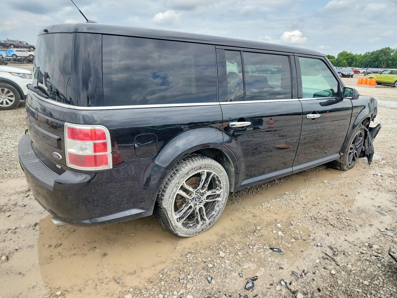 2015 Ford Flex Sel Black vin: 2FMHK6C85FBA21771