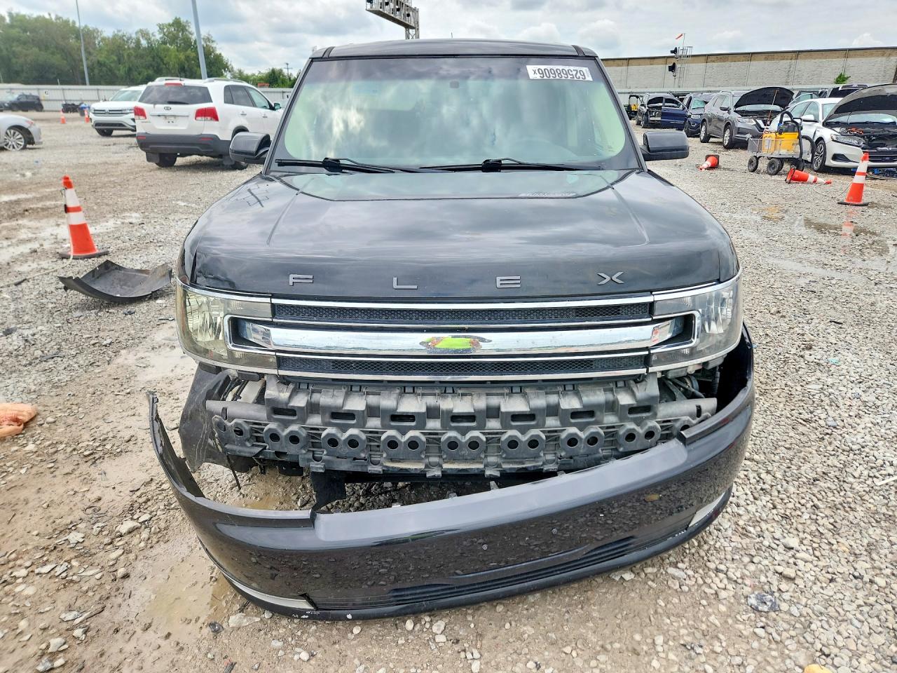 2015 Ford Flex Sel Black vin: 2FMHK6C85FBA21771