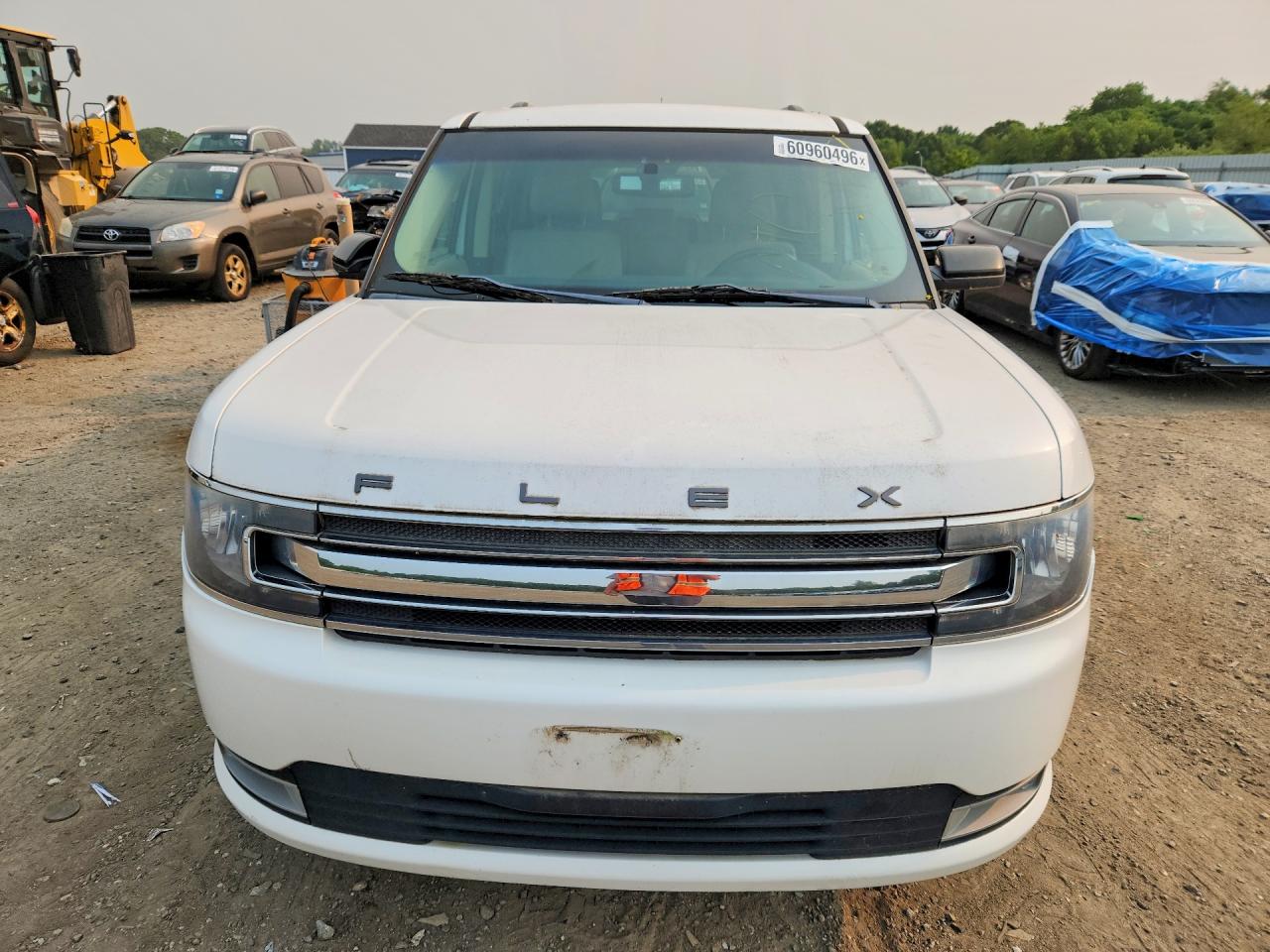2013 Ford Flex Sel White vin: 2FMHK6C86DBD01017