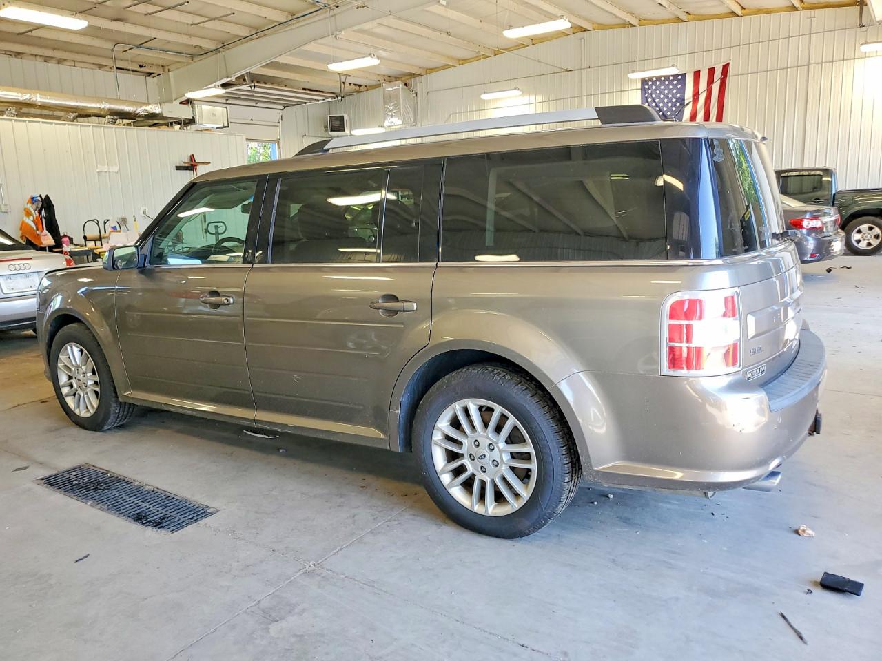 2013 Ford Flex Sel Gray vin: 2FMHK6C86DBD16181
