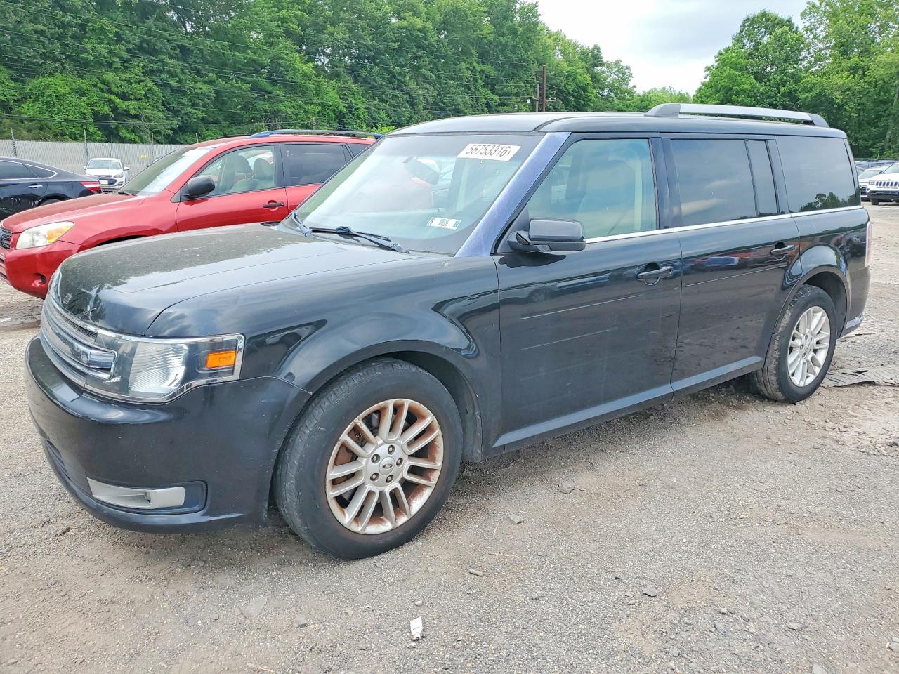 2013 Ford Flex Sel Black vin: 2FMHK6C86DBD28931