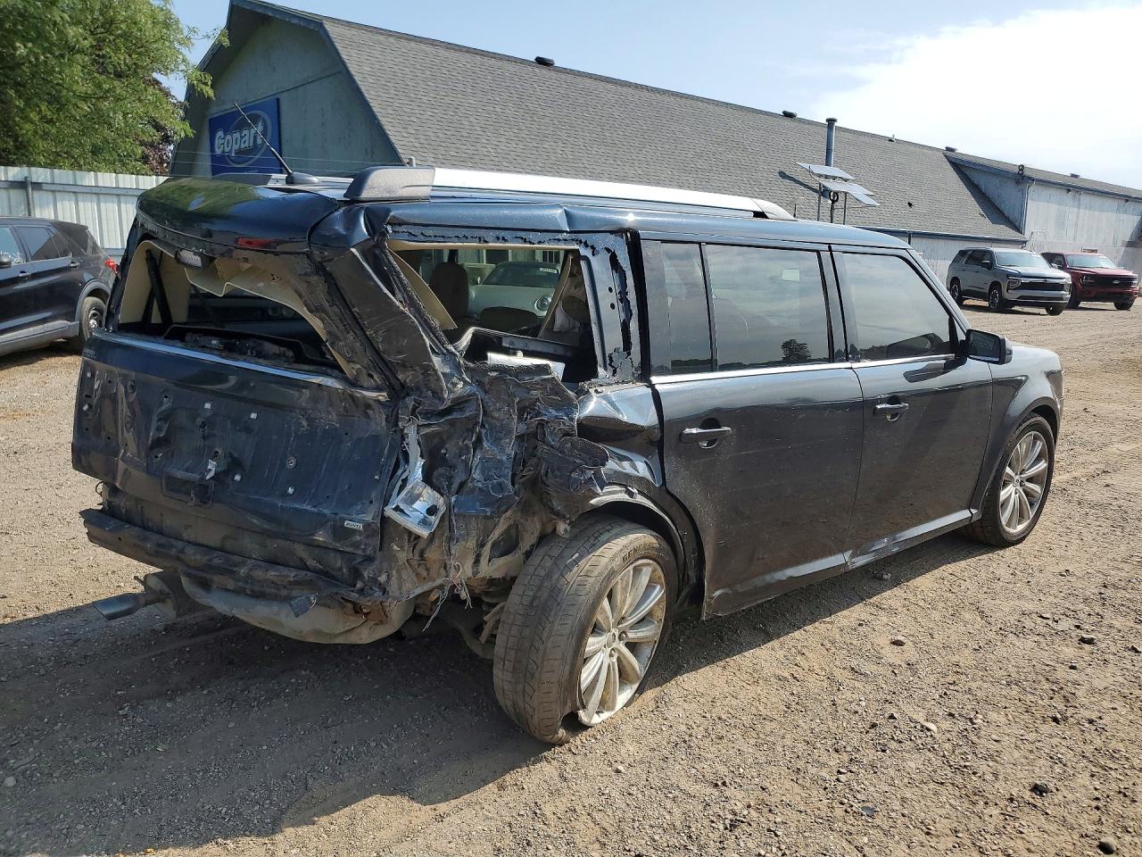2013 Ford Flex Sel Black vin: 2FMHK6C86EBD03576