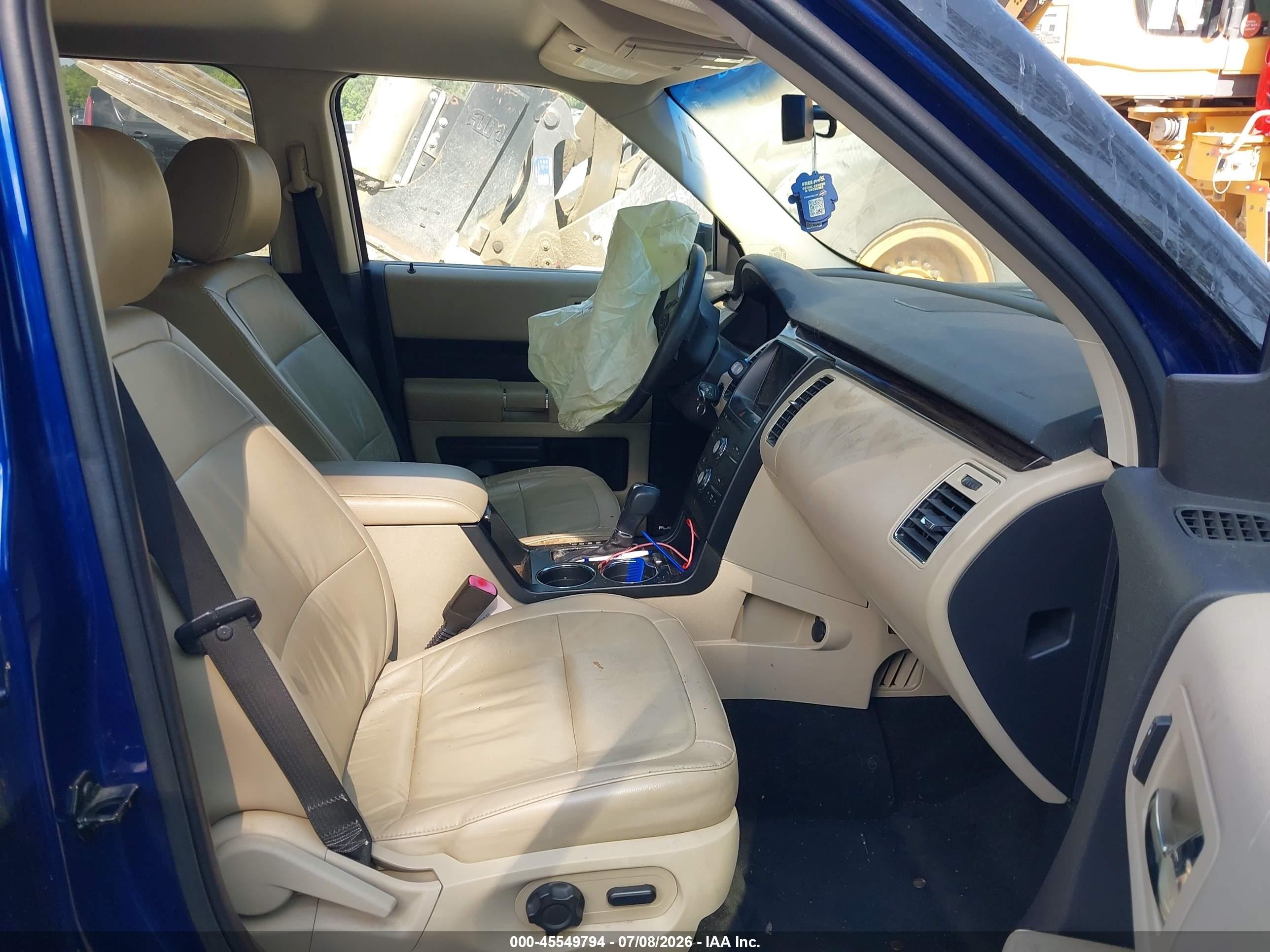 2014 Ford Flex Sel Blue vin: 2FMHK6C86EBD27201