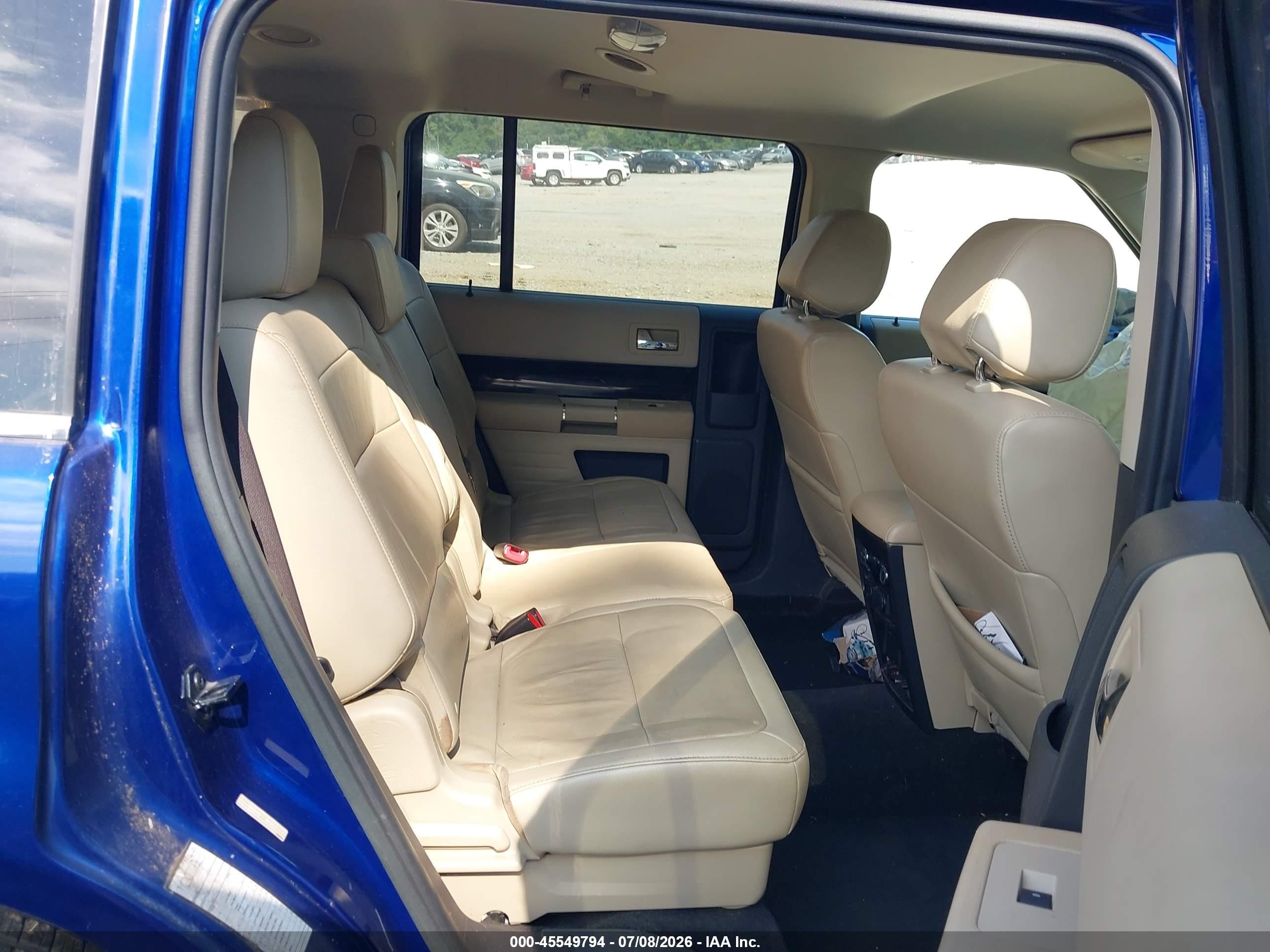 2014 Ford Flex Sel Blue vin: 2FMHK6C86EBD27201