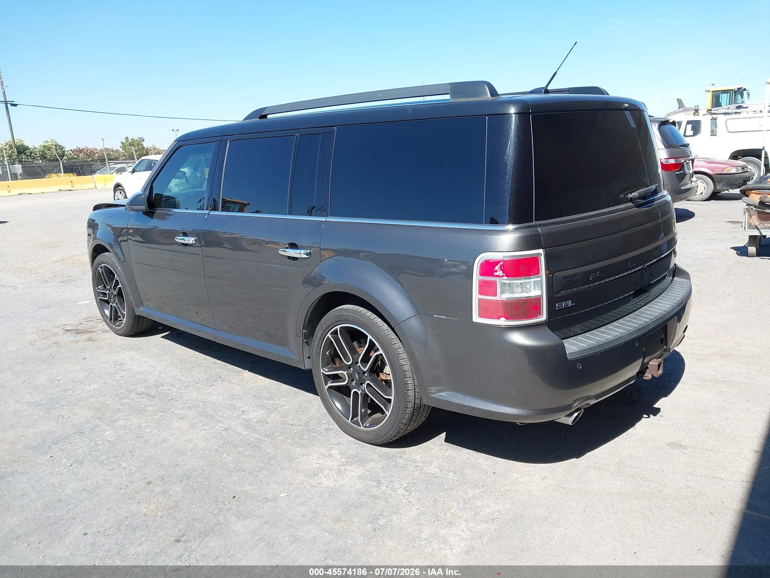 2015 Ford Flex Sel Gray vin: 2FMHK6C86FBA14814