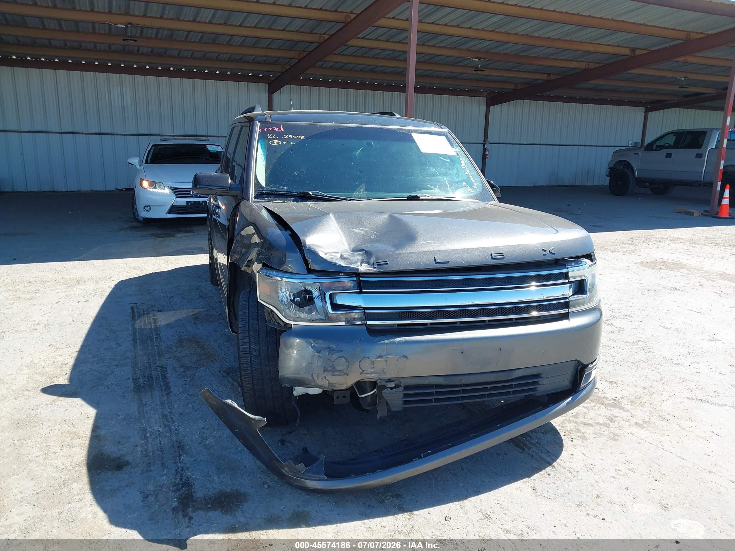 2015 Ford Flex Sel Gray vin: 2FMHK6C86FBA14814