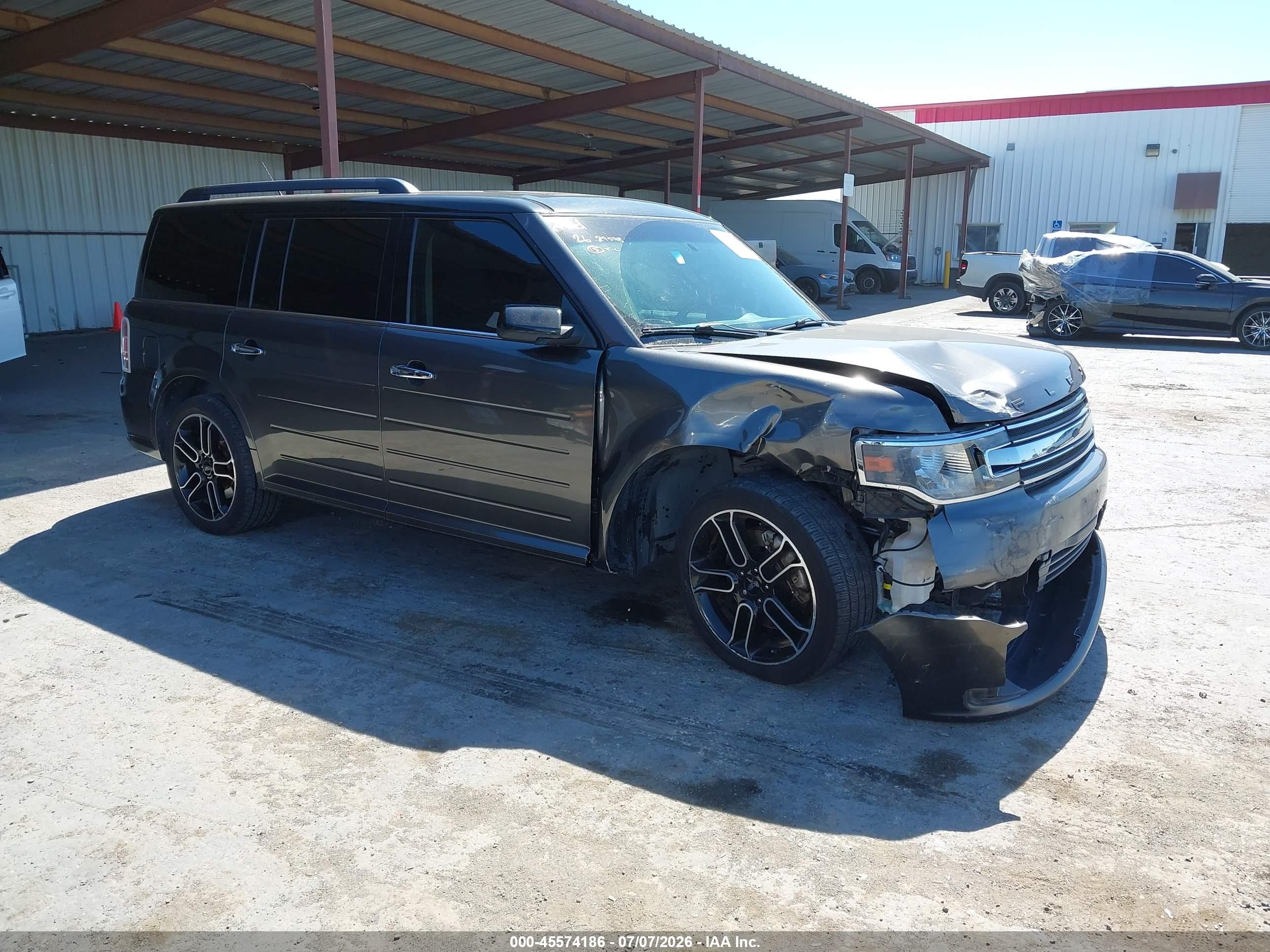 2015 Ford Flex Sel Gray vin: 2FMHK6C86FBA14814