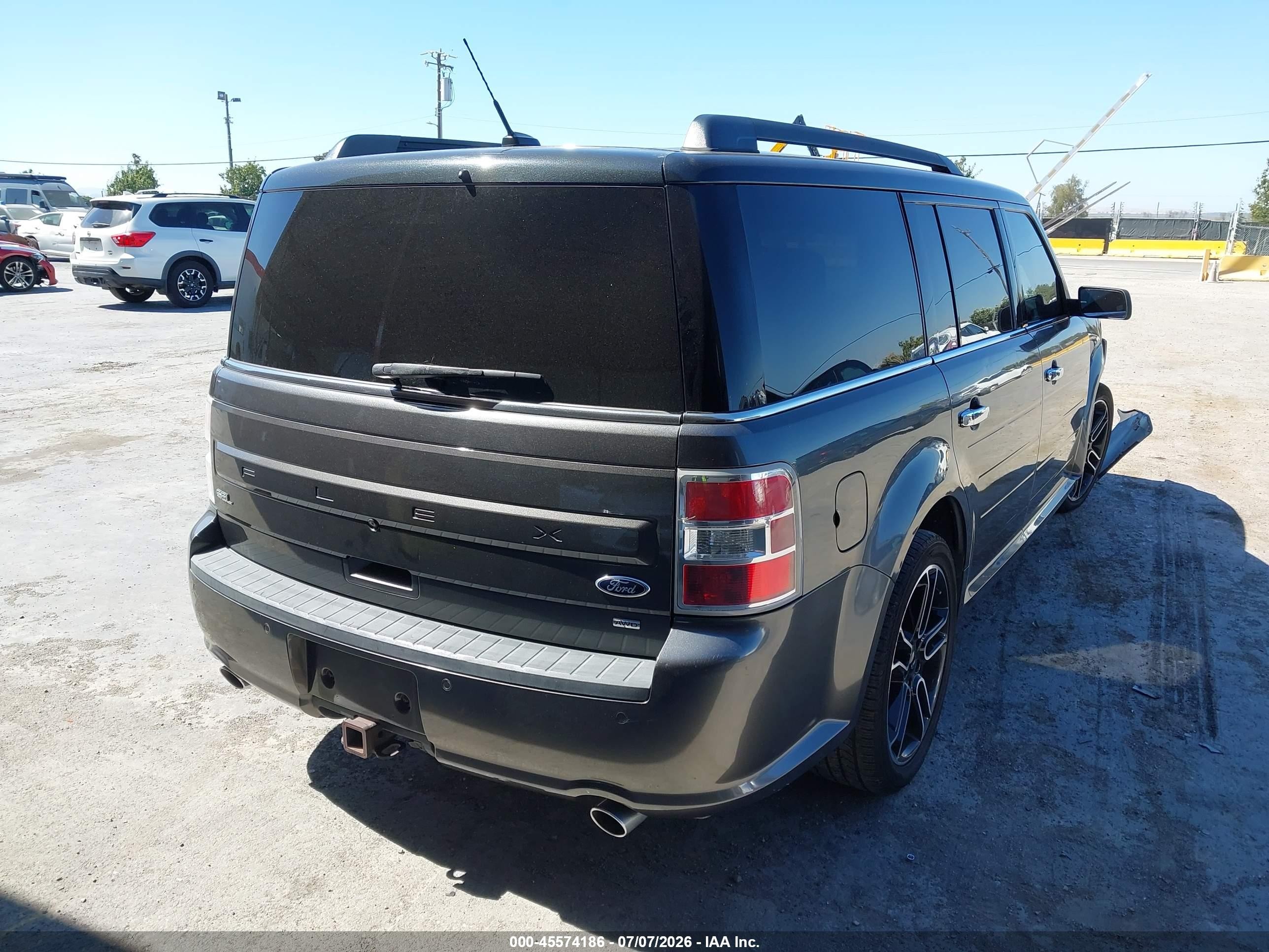 2015 Ford Flex Sel Gray vin: 2FMHK6C86FBA14814