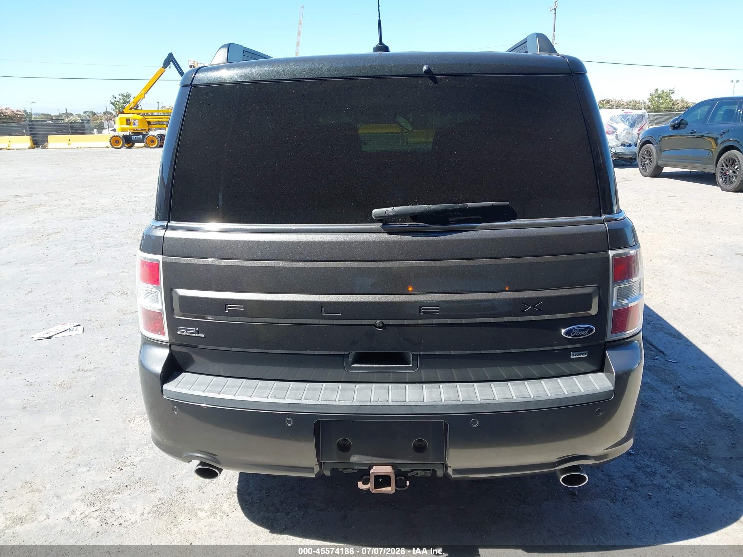 2015 Ford Flex Sel Gray vin: 2FMHK6C86FBA14814