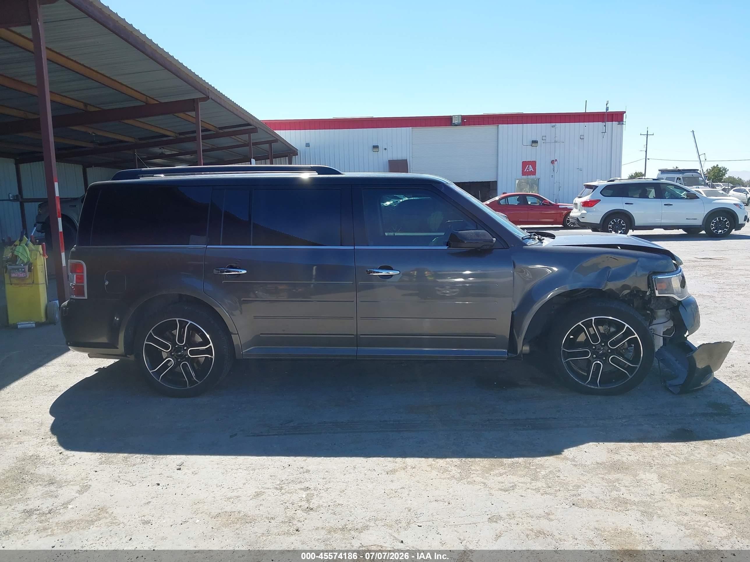 2015 Ford Flex Sel Gray vin: 2FMHK6C86FBA14814