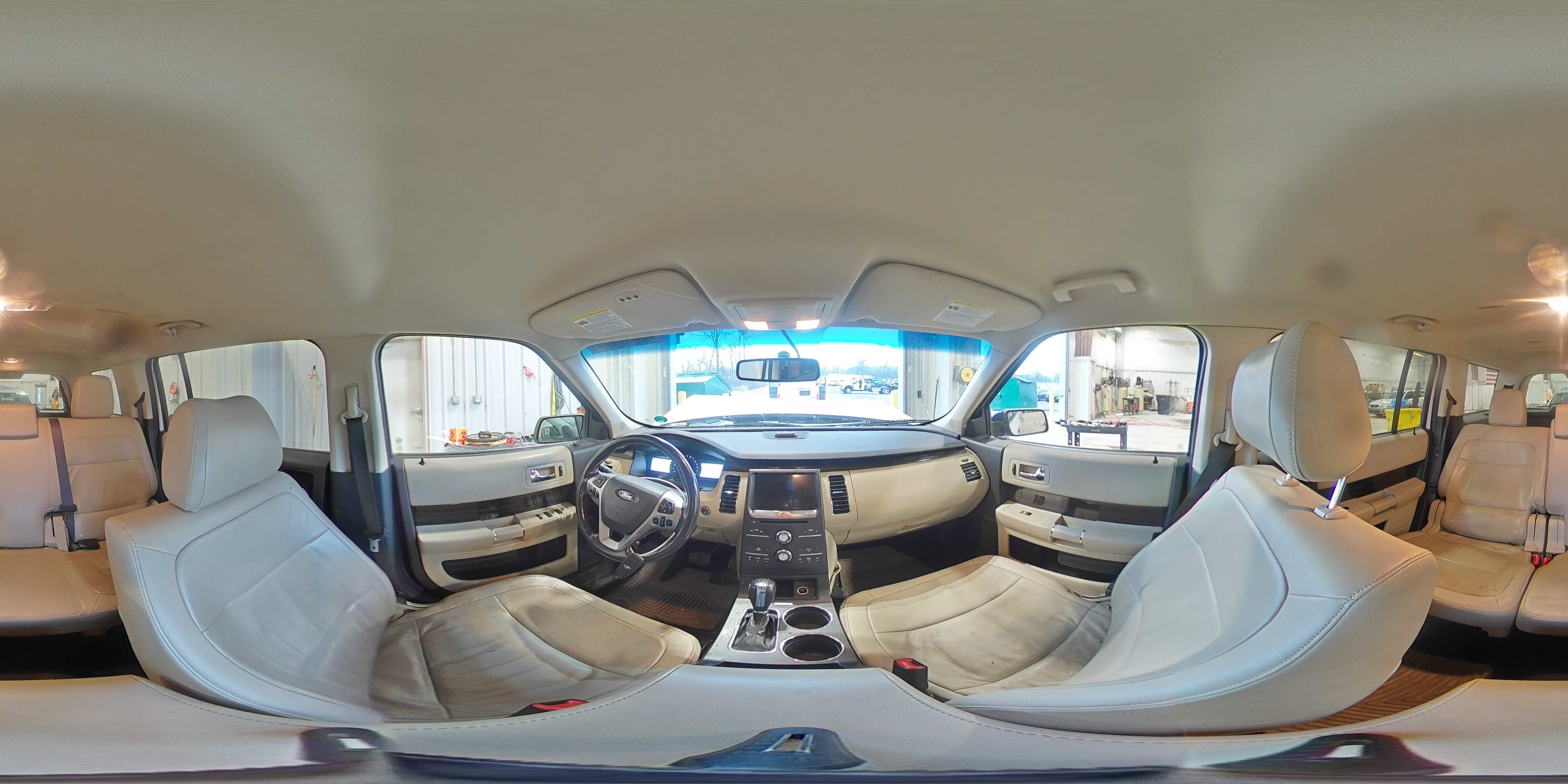 2017 Ford Flex Sel Белый vin: 2FMHK6C86HBA10605