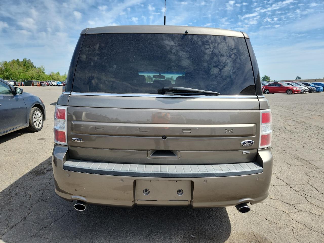 2013 Ford Flex Sel Gray vin: 2FMHK6C87DBD07263