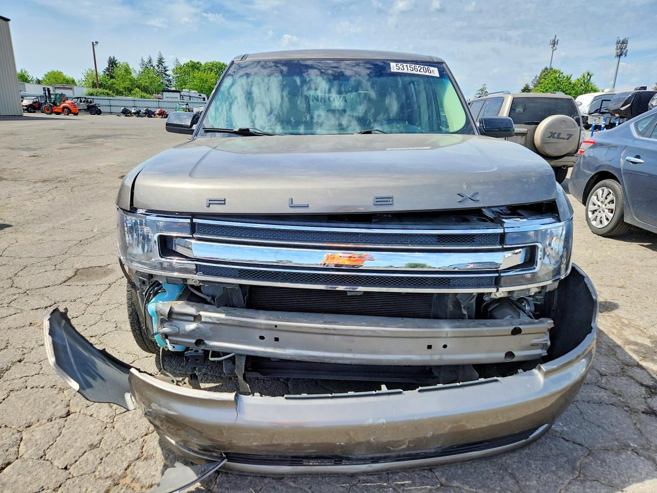 2013 Ford Flex Sel Gray vin: 2FMHK6C87DBD07263