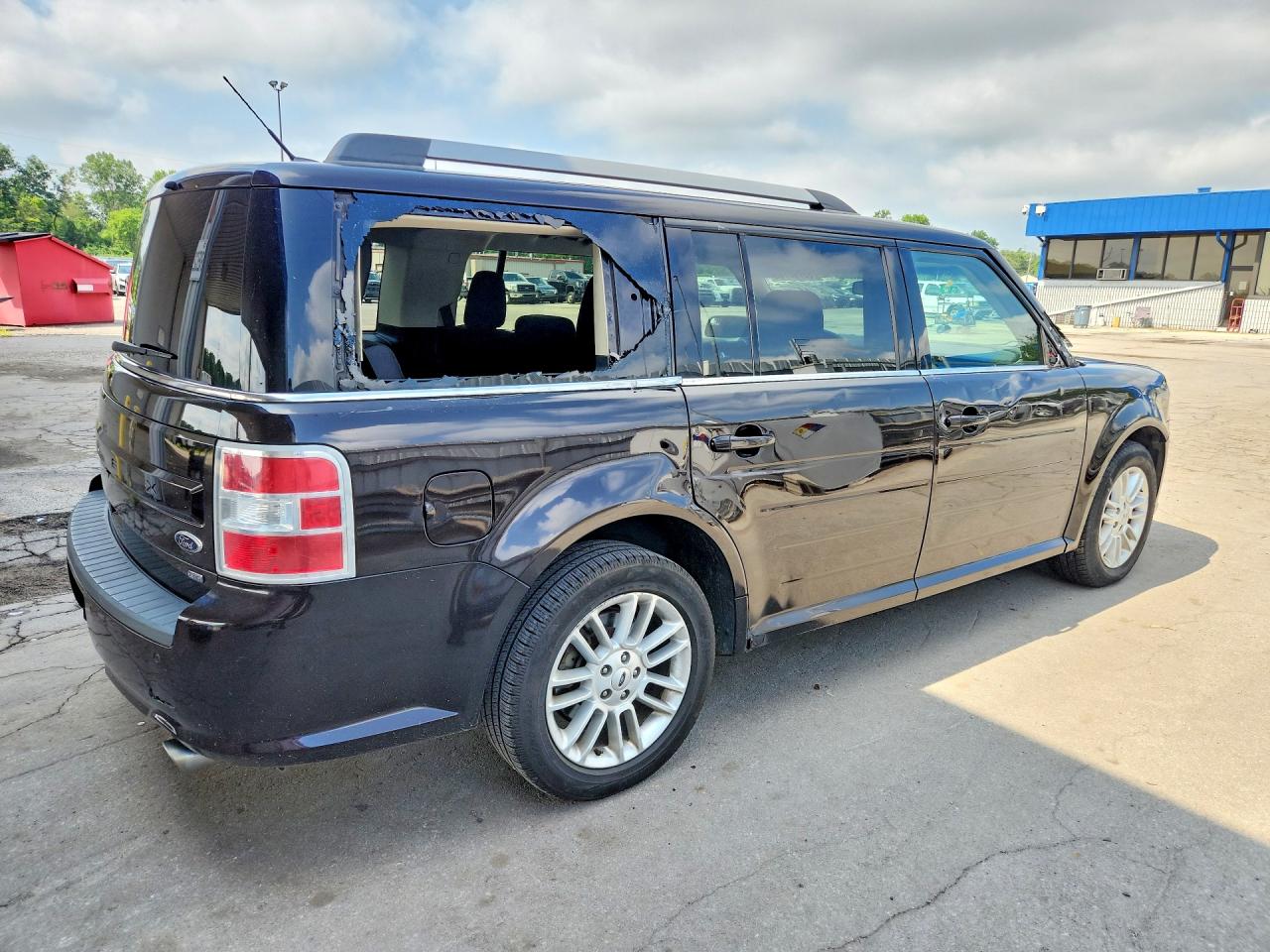 2013 Ford Flex Sel Brown vin: 2FMHK6C87DBD18814