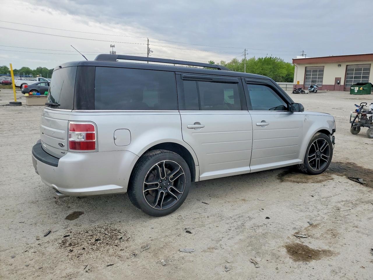 2013 Ford Flex Sel Silver vin: 2FMHK6C88DBD12715