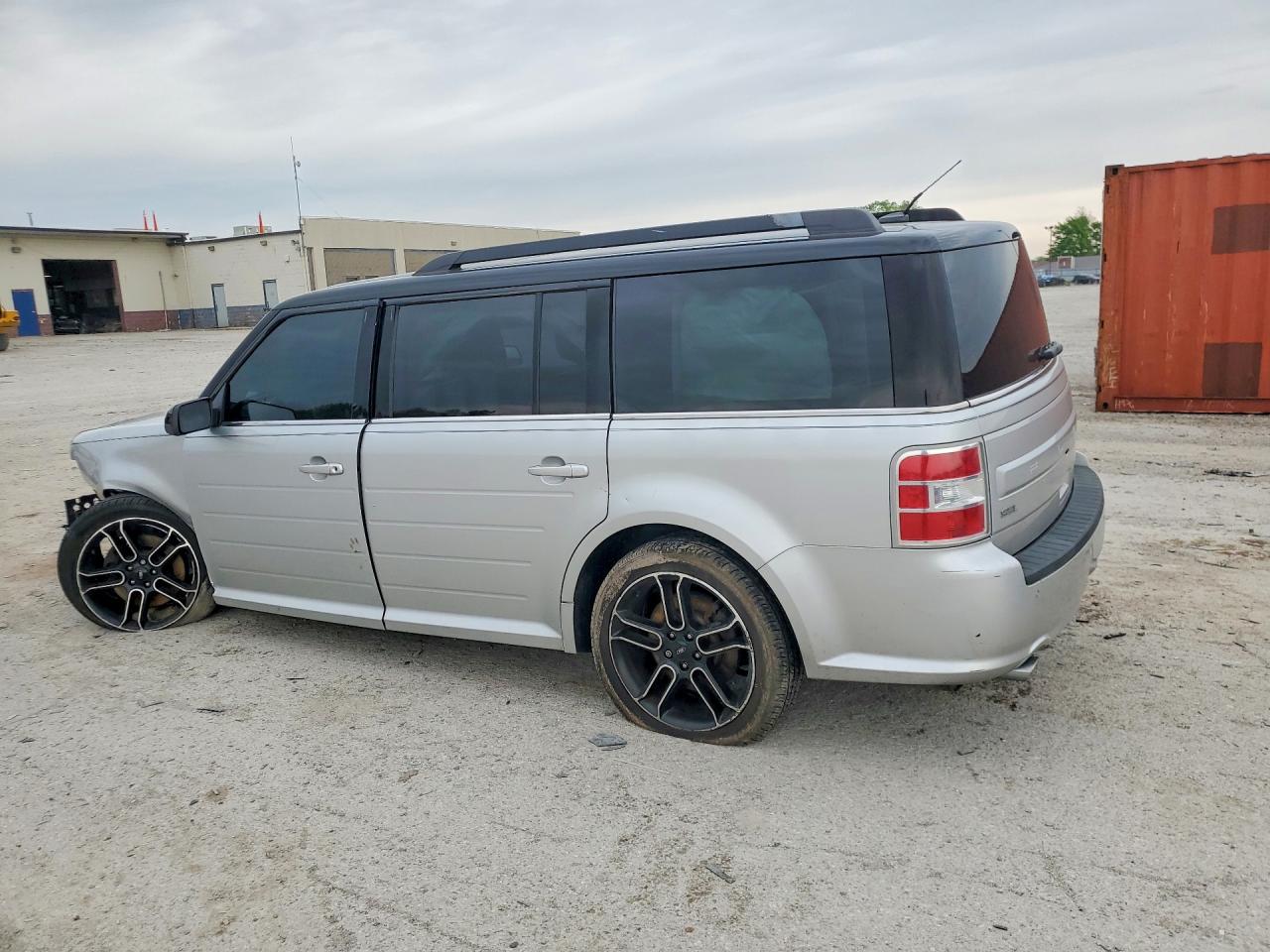 2013 Ford Flex Sel Silver vin: 2FMHK6C88DBD12715