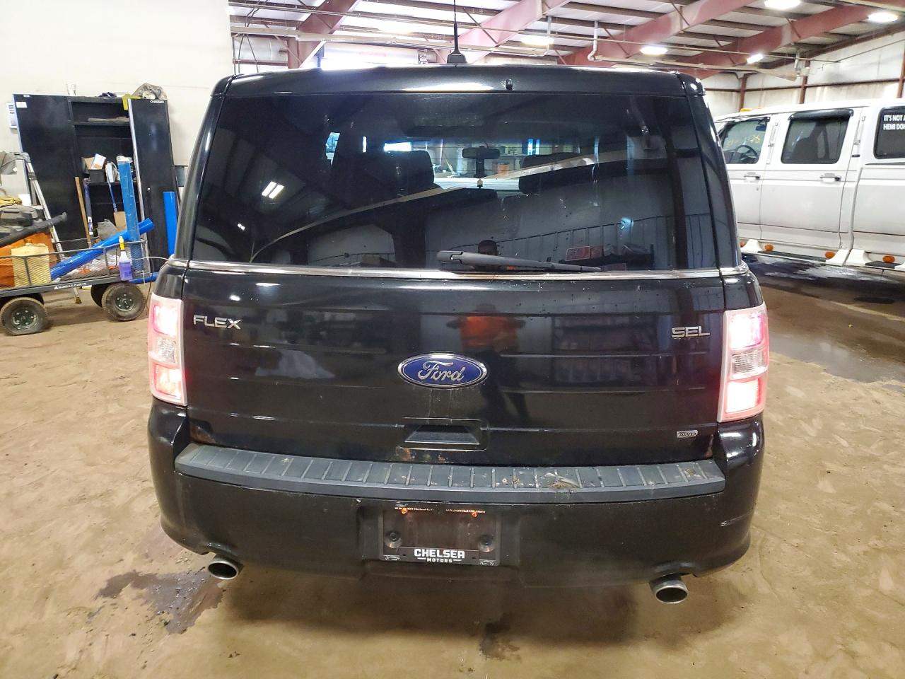 2014 Ford Flex Черный vin: 2FMHK6C88EBD01358