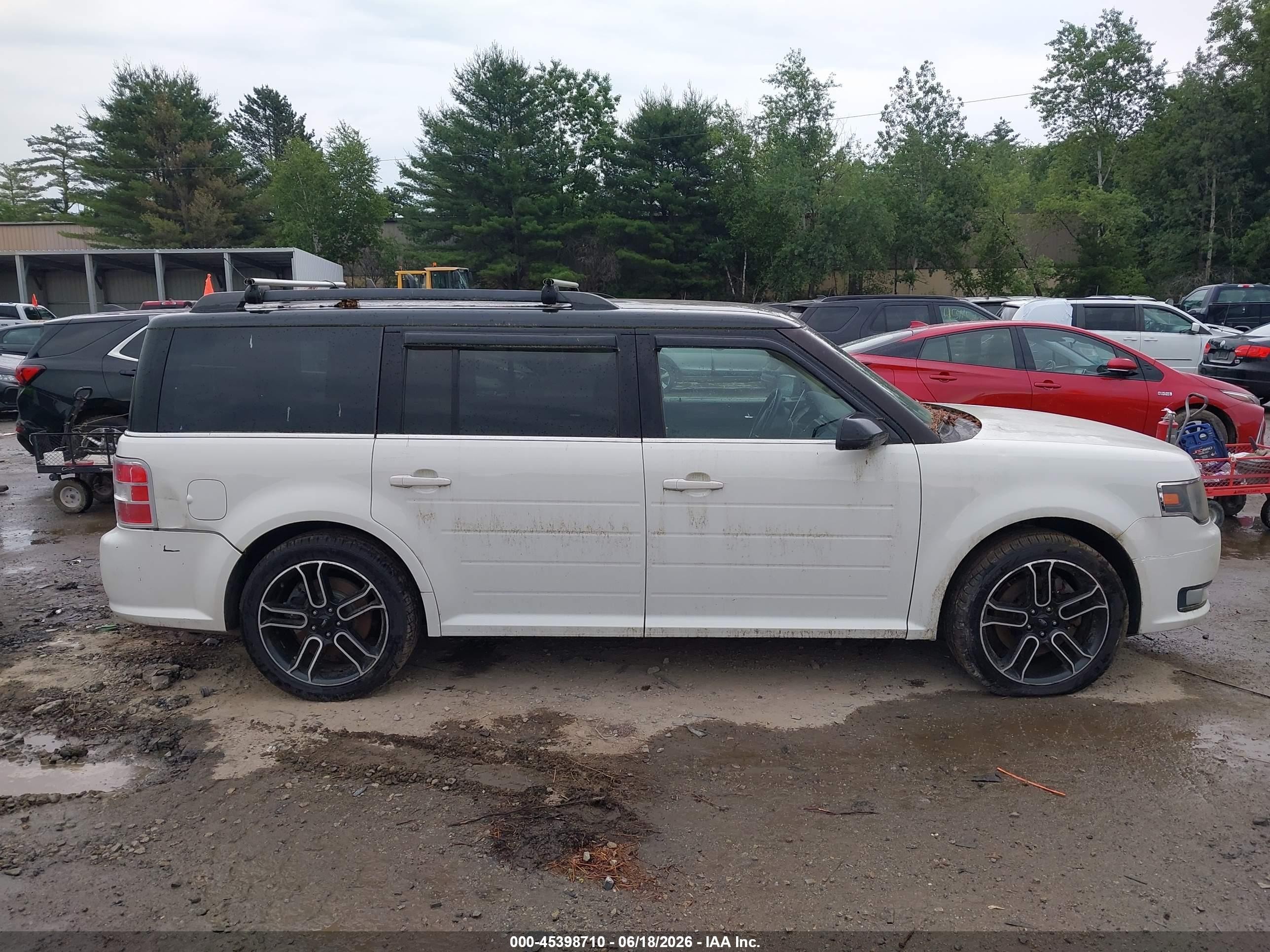 2014 Ford Flex Sel Белый vin: 2FMHK6C88EBD06401