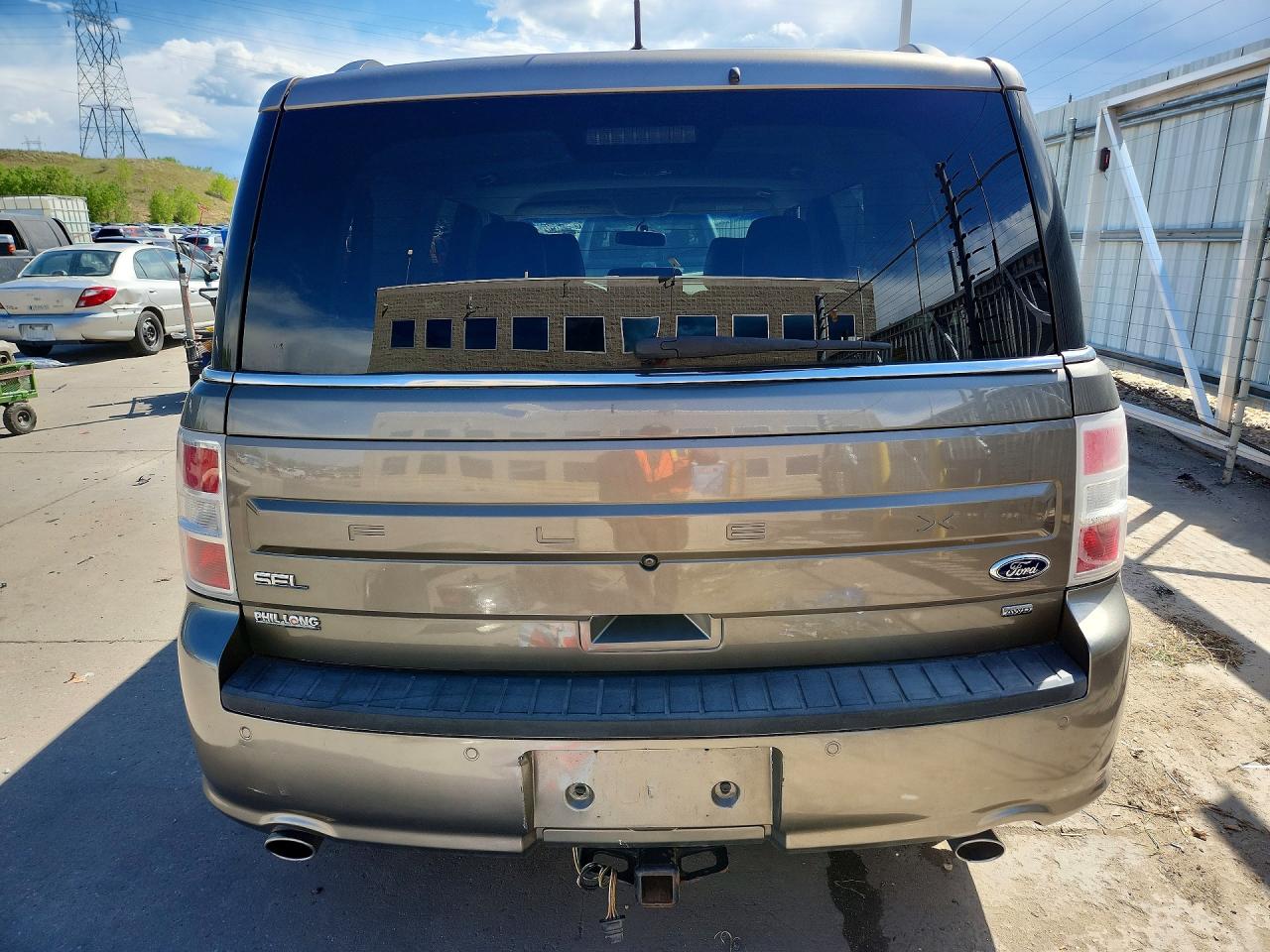 2014 Ford Flex Sel Brown vin: 2FMHK6C88EBD12960